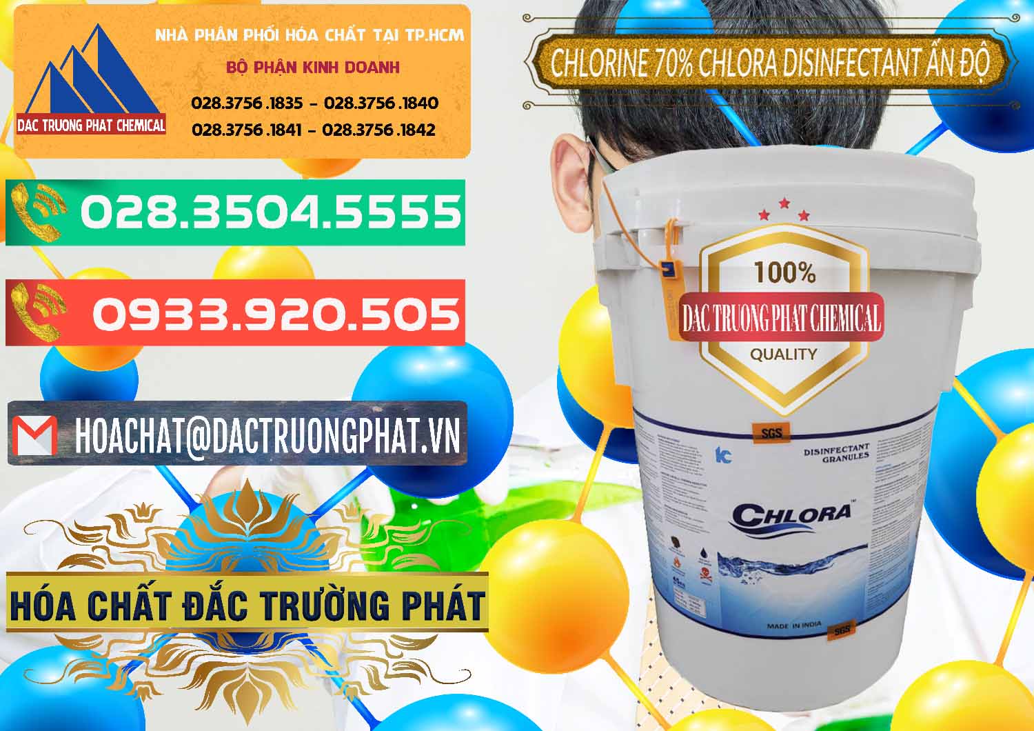 Đơn vị chuyên cung cấp - bán Chlorine – Clorin 70% Chlora Disinfectant Ấn Độ India - 0213 - Đơn vị bán - cung cấp hóa chất tại TP.HCM - congtyhoachat.com.vn
