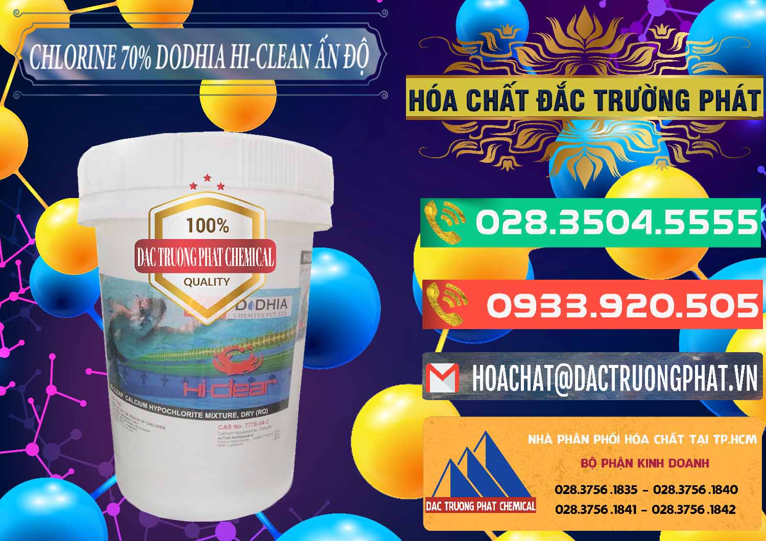 Cty bán ( phân phối ) Chlorine – Clorin 70% Dodhia Hi-Clean Ấn Độ India - 0214 - Nơi cung cấp & phân phối hóa chất tại TP.HCM - congtyhoachat.com.vn