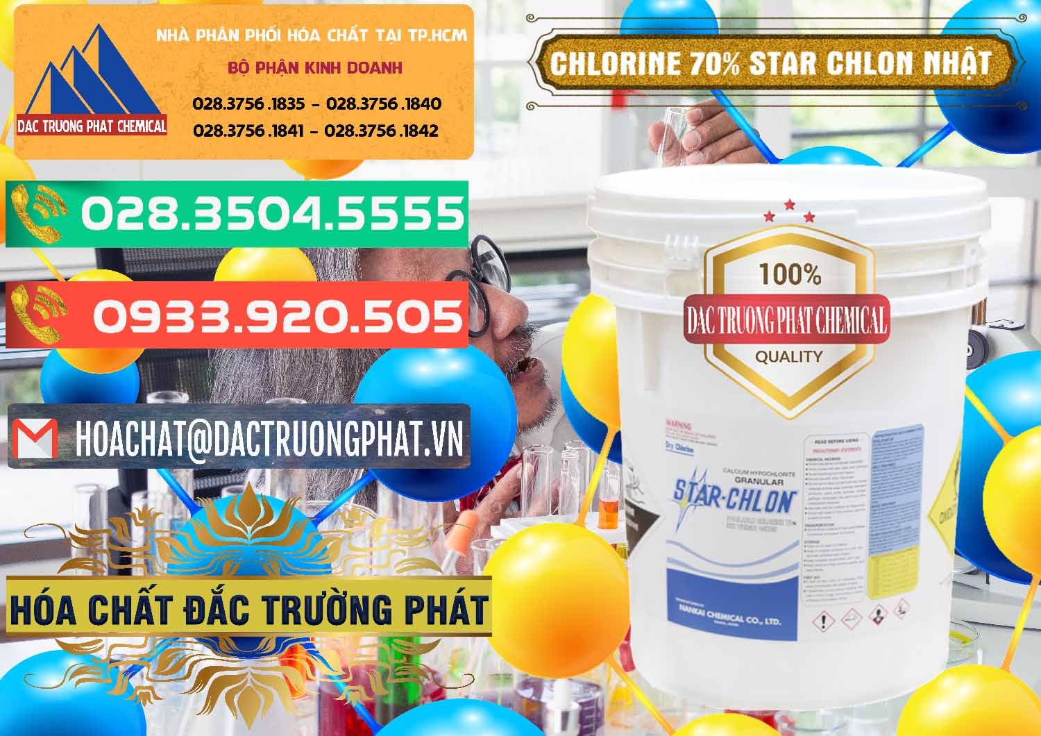 Công ty bán _ phân phối Clorin – Chlorine 70% Star Chlon Nhật Bản Japan - 0243 - Nhà phân phối - cung ứng hóa chất tại TP.HCM - congtyhoachat.com.vn