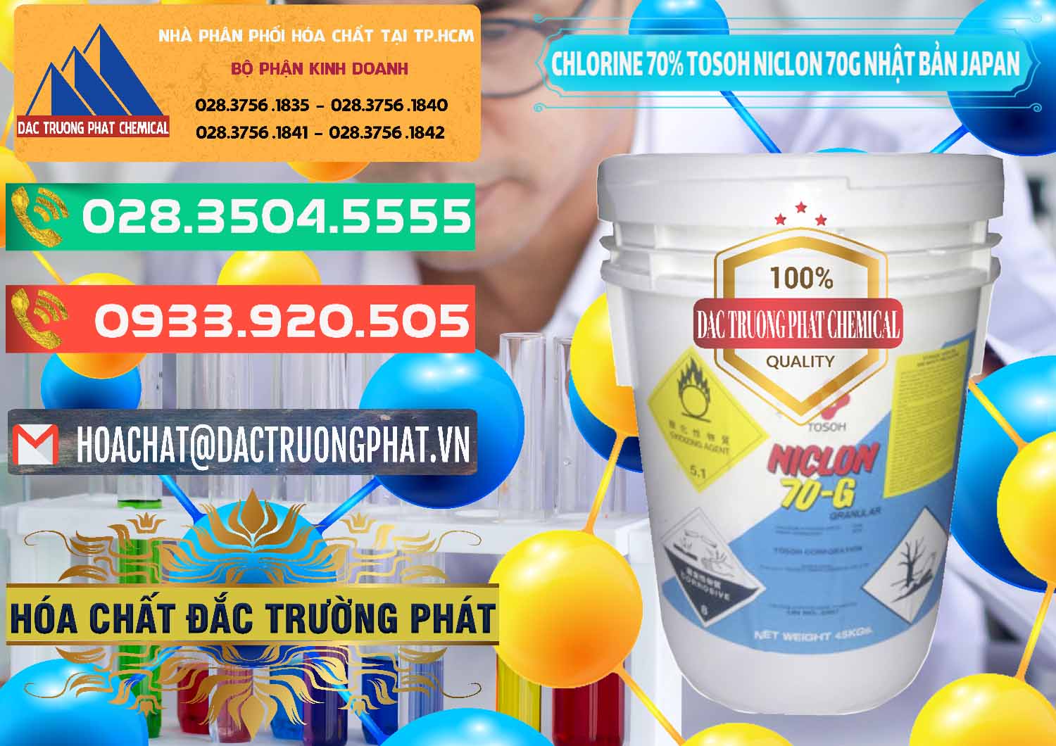 Đơn vị chuyên bán _ cung cấp Clorin – Chlorine 70% Tosoh Niclon 70G Nhật Bản Japan - 0242 - Bán ( phân phối ) hóa chất tại TP.HCM - congtyhoachat.com.vn