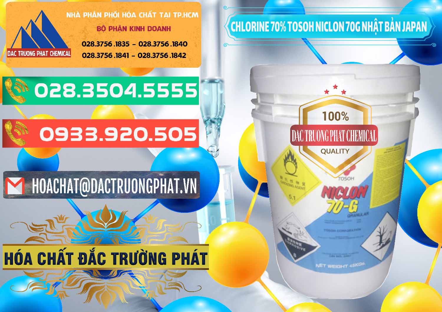 Công ty chuyên cung ứng & bán Clorin – Chlorine 70% Tosoh Niclon 70G Nhật Bản Japan - 0242 - Công ty phân phối _ cung cấp hóa chất tại TP.HCM - congtyhoachat.com.vn