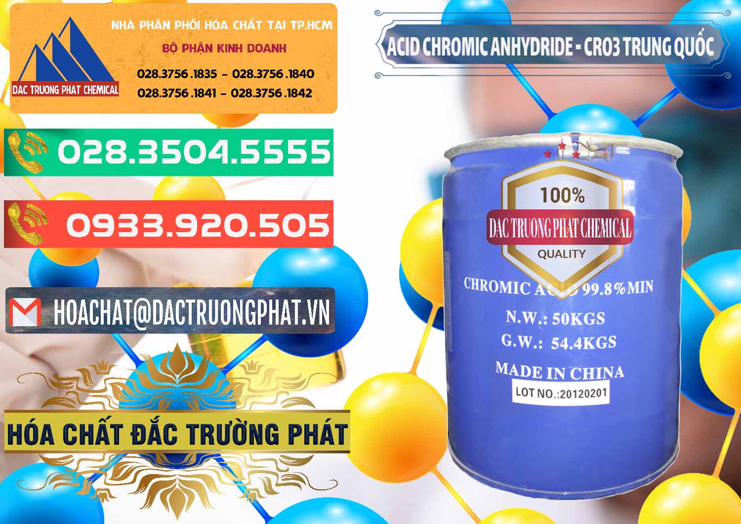 Công ty chuyên bán và cung ứng Acid Chromic Anhydride - Cromic CRO3 Trung Quốc China - 0007 - Đơn vị chuyên nhập khẩu ( cung cấp ) hóa chất tại TP.HCM - congtyhoachat.com.vn