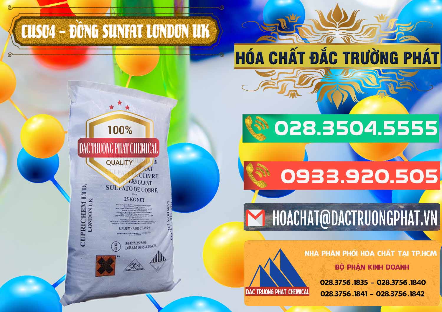 Công ty chuyên phân phối _ bán CuSO4 – Đồng Sunfat Anh Uk Kingdoms - 0478 - Cty chuyên phân phối ( cung ứng ) hóa chất tại TP.HCM - congtyhoachat.com.vn