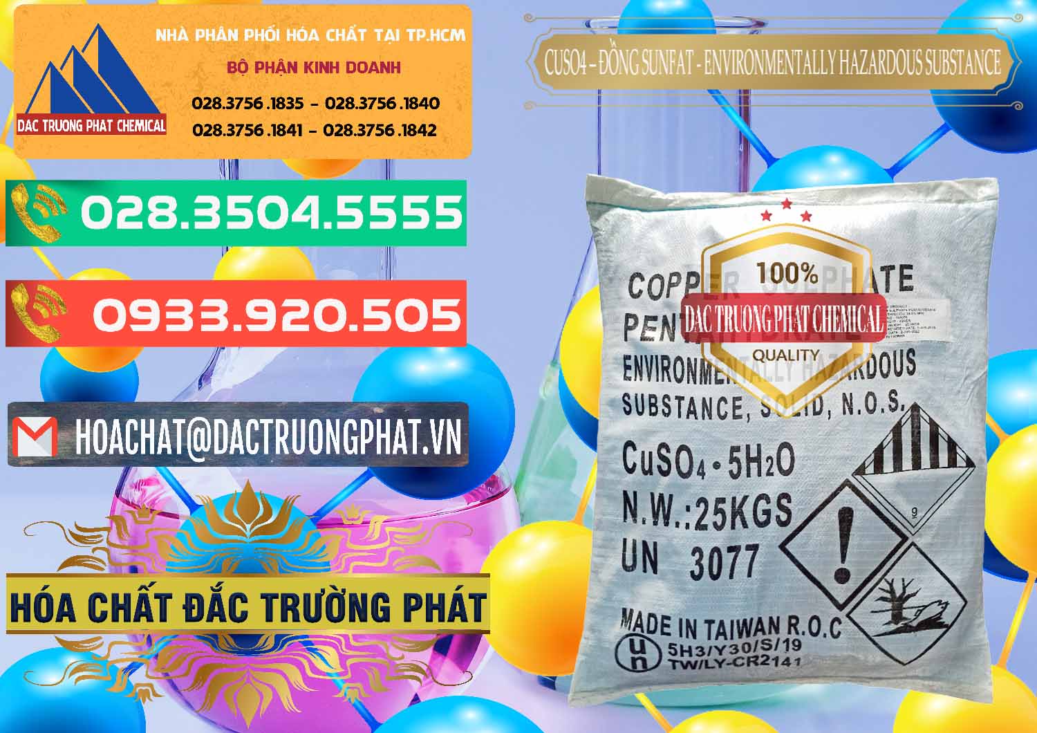 Cty chuyên bán ( phân phối ) CuSO4 – Đồng Sunfat Đài Loan Taiwan - 0059 - Công ty chuyên nhập khẩu & phân phối hóa chất tại TP.HCM - congtyhoachat.com.vn