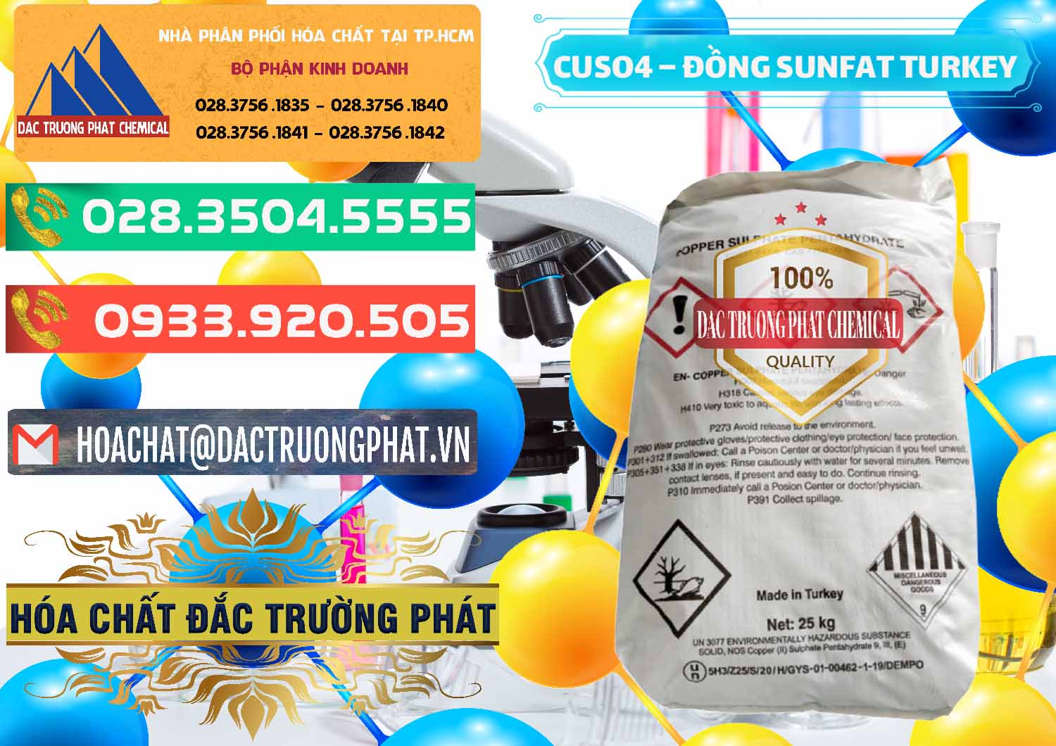 Đơn vị chuyên bán - cung cấp CuSO4 – Đồng Sunfat Thổ Nhĩ Kỳ Turkey - 0481 - Công ty phân phối & cung cấp hóa chất tại TP.HCM - congtyhoachat.com.vn