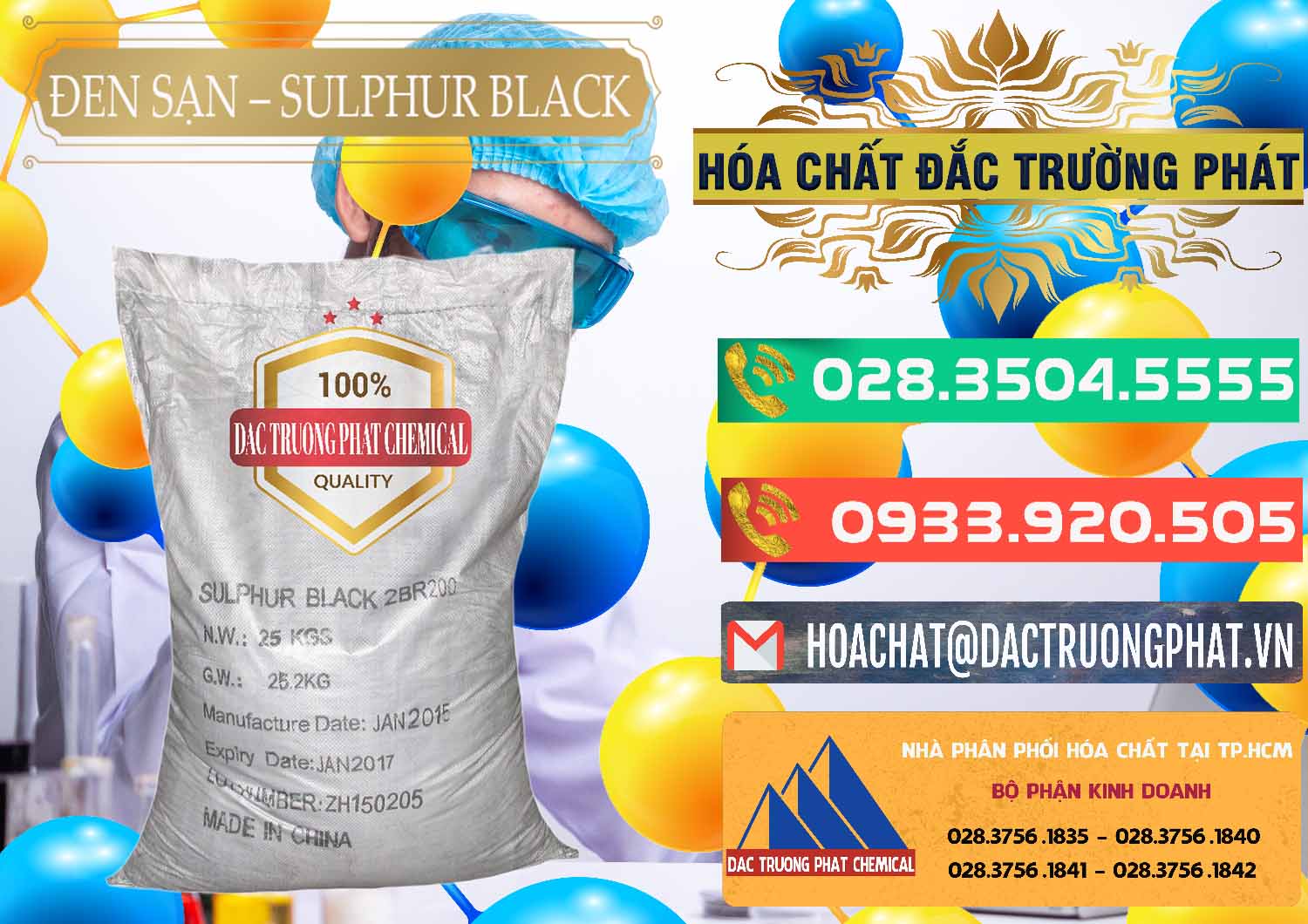 Công ty chuyên kinh doanh & bán Đen Sạn – Sulphur Black Trung Quốc China - 0062 - Chuyên cung cấp ( nhập khẩu ) hóa chất tại TP.HCM - congtyhoachat.com.vn