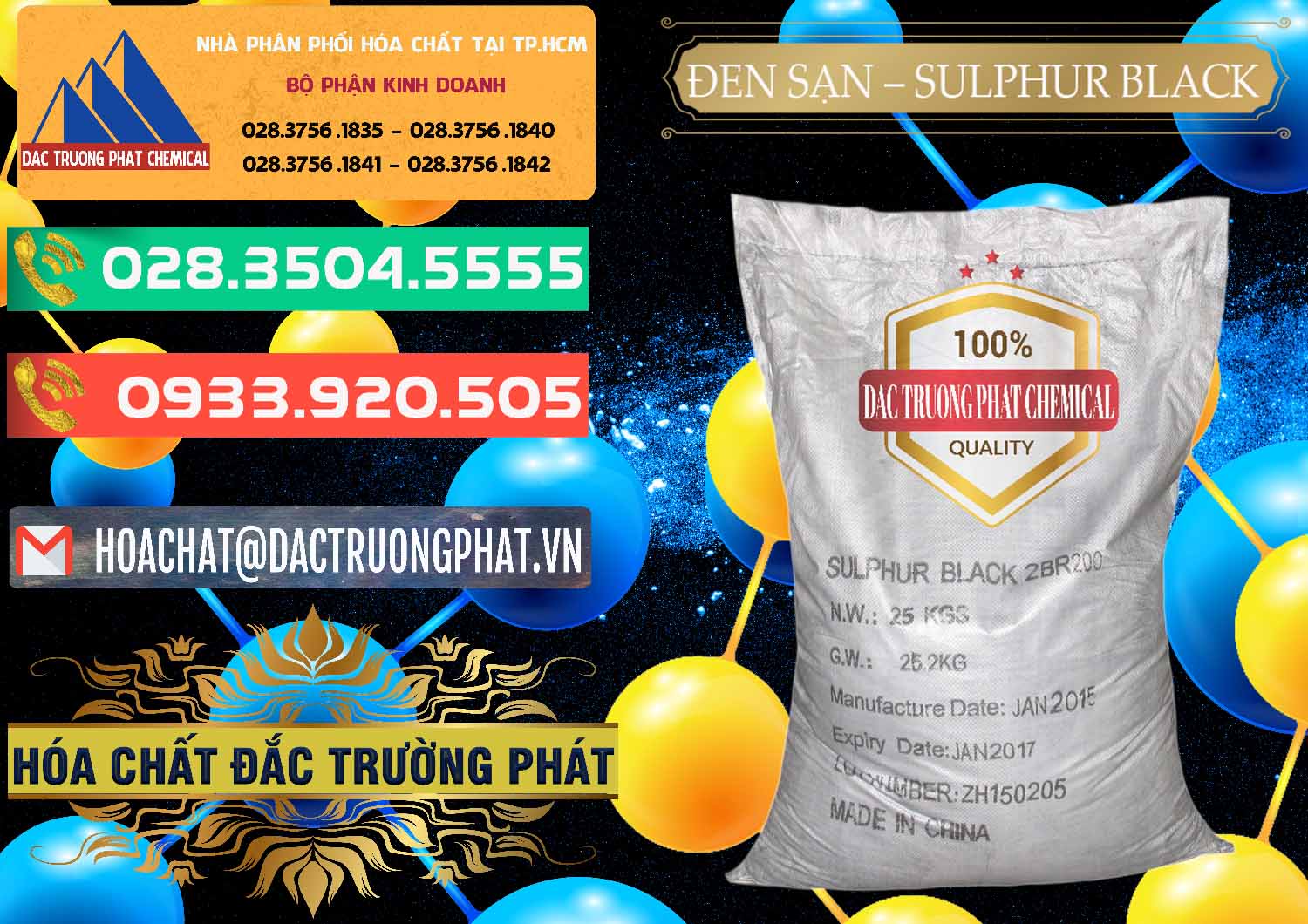 Nơi chuyên cung cấp ( bán ) Đen Sạn – Sulphur Black Trung Quốc China - 0062 - Đơn vị phân phối ( cung cấp ) hóa chất tại TP.HCM - congtyhoachat.com.vn