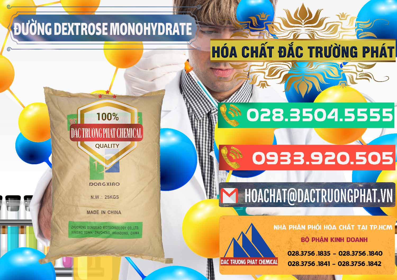 Đơn vị phân phối - bán Đường Dextrose Monohydrate Food Grade Dongxiao Trung Quốc China - 0063 - Chuyên kinh doanh ( cung cấp ) hóa chất tại TP.HCM - congtyhoachat.com.vn