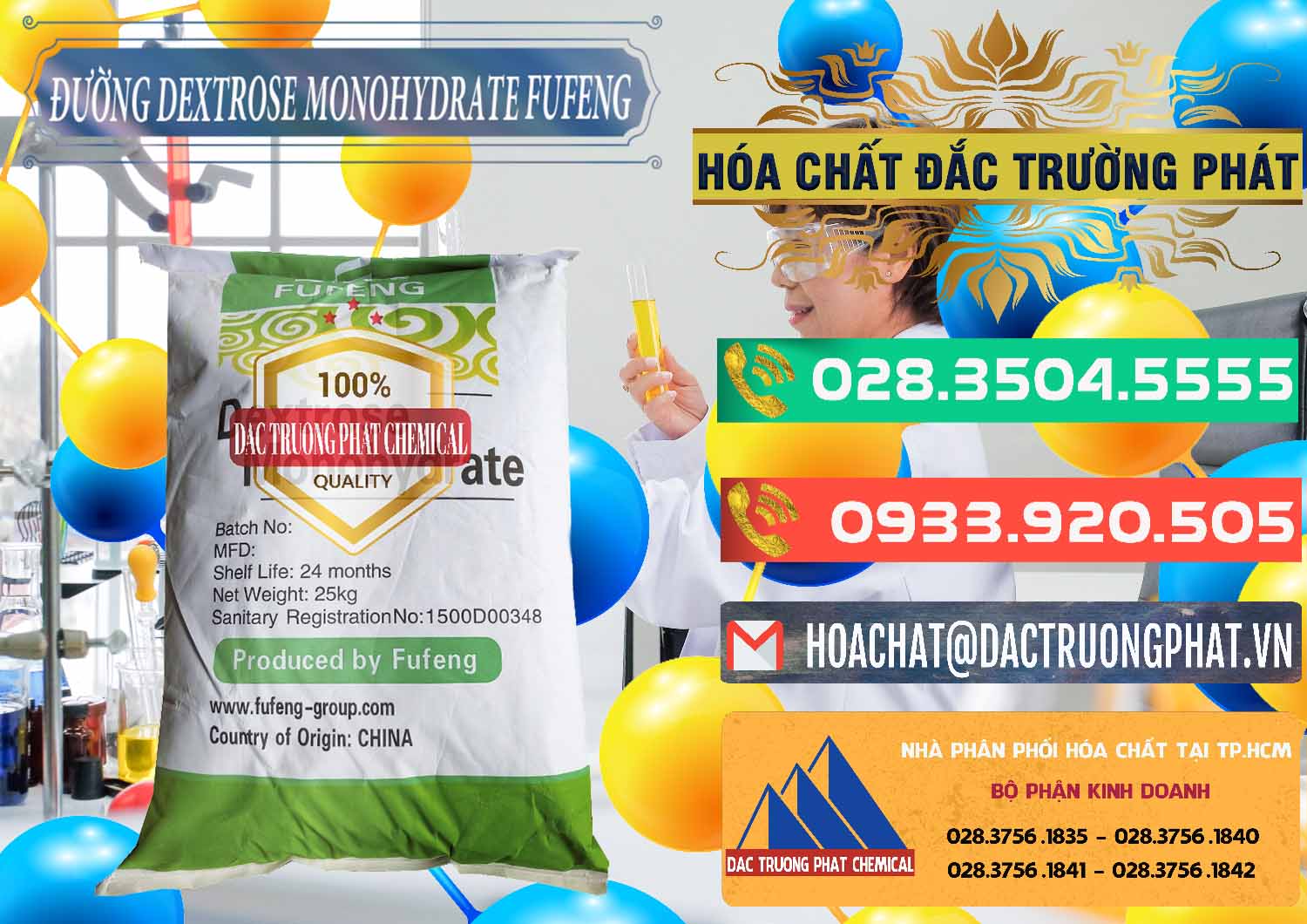 Cty phân phối - bán Đường Dextrose Monohydrate Food Grade Fufeng Trung Quốc China - 0223 - Cung ứng - phân phối hóa chất tại TP.HCM - congtyhoachat.com.vn