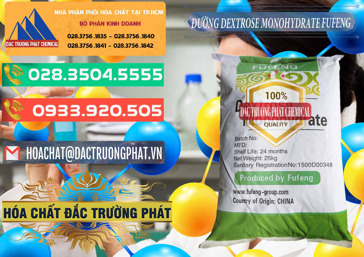 Nơi nhập khẩu - bán Đường Dextrose Monohydrate Food Grade Fufeng Trung Quốc China - 0223 - Chuyên nhập khẩu - cung cấp hóa chất tại TP.HCM - congtyhoachat.com.vn