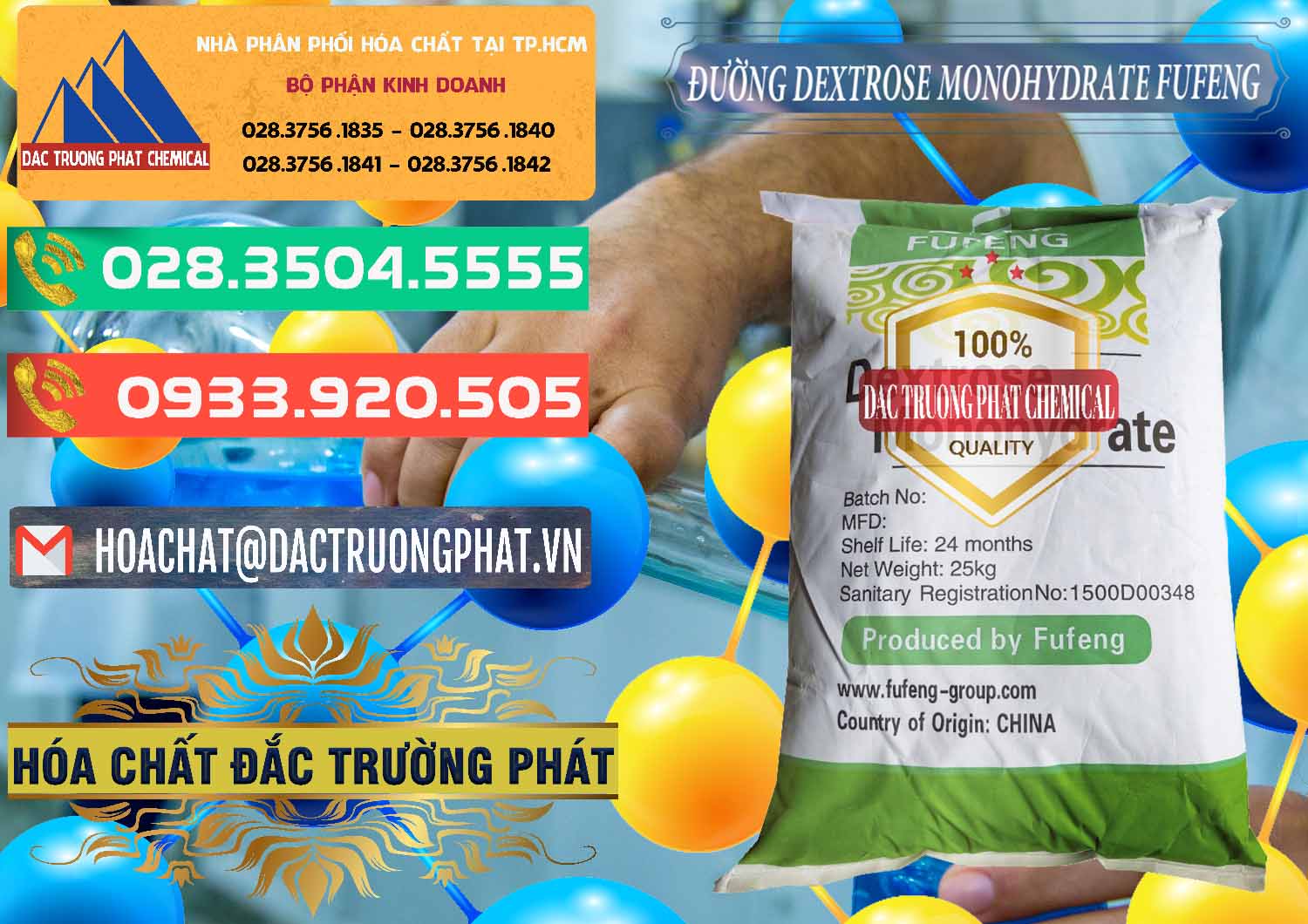 Đơn vị cung ứng - bán Đường Dextrose Monohydrate Food Grade Fufeng Trung Quốc China - 0223 - Cty chuyên nhập khẩu _ phân phối hóa chất tại TP.HCM - congtyhoachat.com.vn