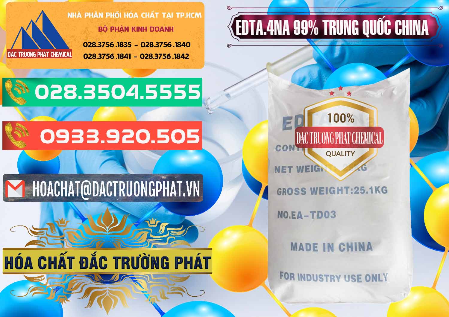 Công ty chuyên kinh doanh _ bán EDTA.4NA - EDTA Muối 99% Trung Quốc China - 0292 - Đơn vị bán ( phân phối ) hóa chất tại TP.HCM - congtyhoachat.com.vn