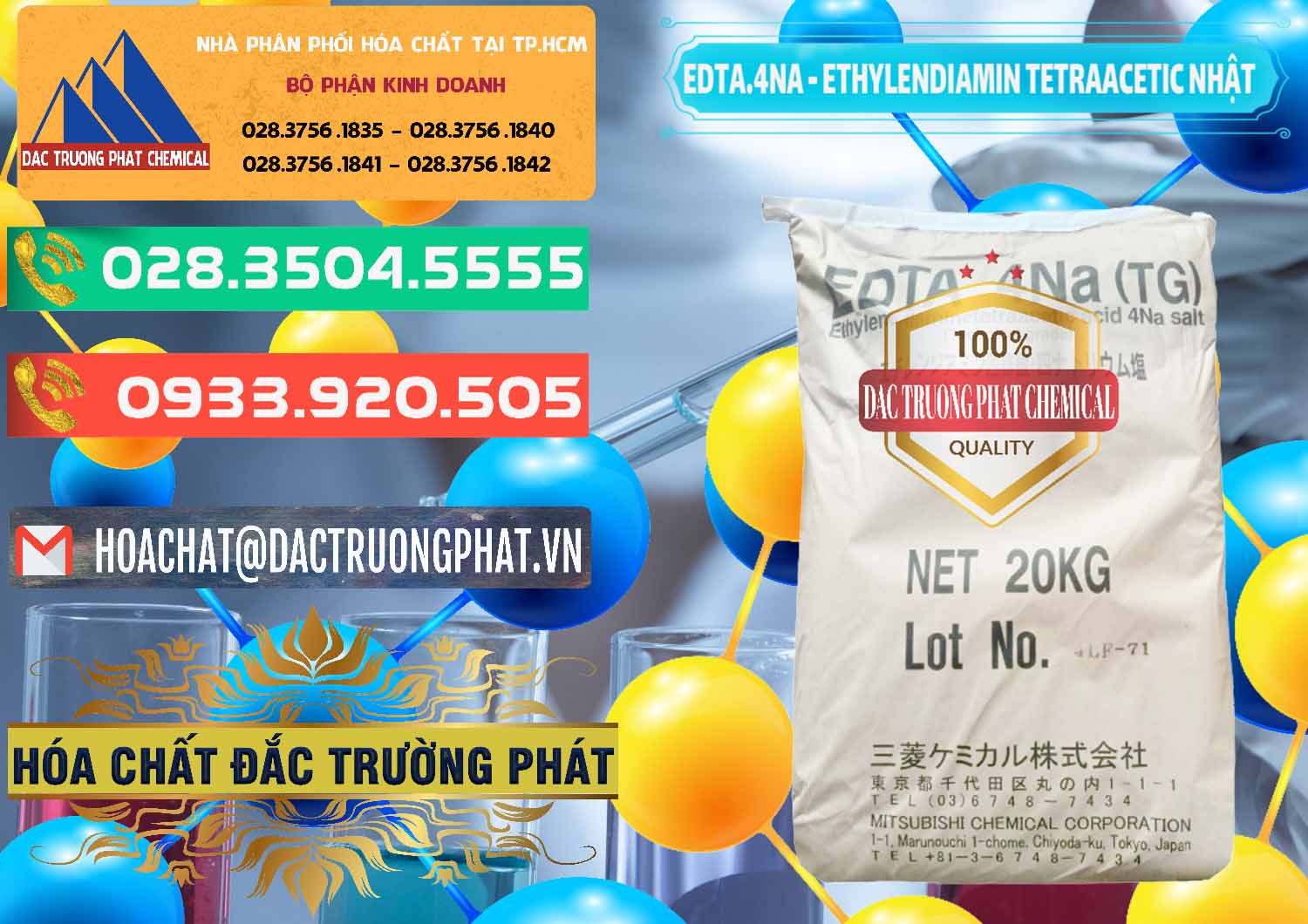 Nhập khẩu - bán EDTA 4Na - Ethylendiamin Tetraacetic Nhật Bản Japan - 0482 - Nơi chuyên phân phối _ cung ứng hóa chất tại TP.HCM - congtyhoachat.com.vn