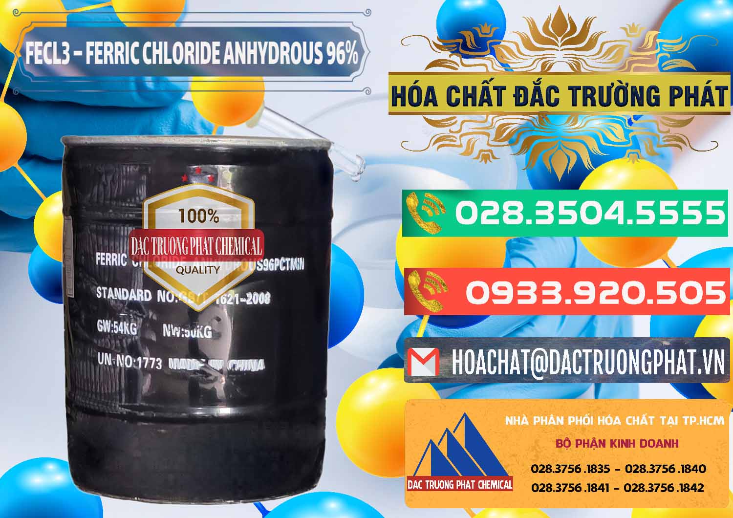 Cty kinh doanh _ bán FECL3 – Ferric Chloride Anhydrous 96% Trung Quốc China - 0065 - Chuyên bán & cung cấp hóa chất tại TP.HCM - congtyhoachat.com.vn