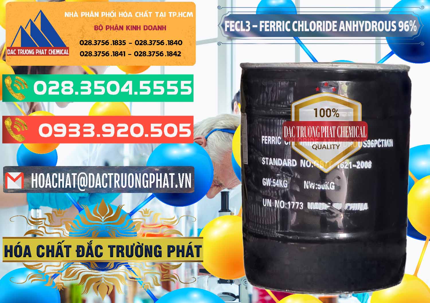 Công ty chuyên cung ứng - bán FECL3 – Ferric Chloride Anhydrous 96% Trung Quốc China - 0065 - Kinh doanh _ cung cấp hóa chất tại TP.HCM - congtyhoachat.com.vn