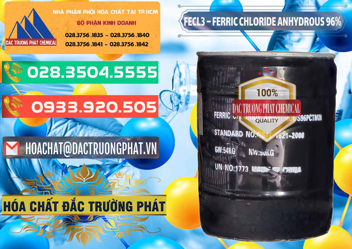 Cung ứng _ bán FECL3 – Ferric Chloride Anhydrous 96% Trung Quốc China - 0065 - Công ty nhập khẩu ( phân phối ) hóa chất tại TP.HCM - congtyhoachat.com.vn