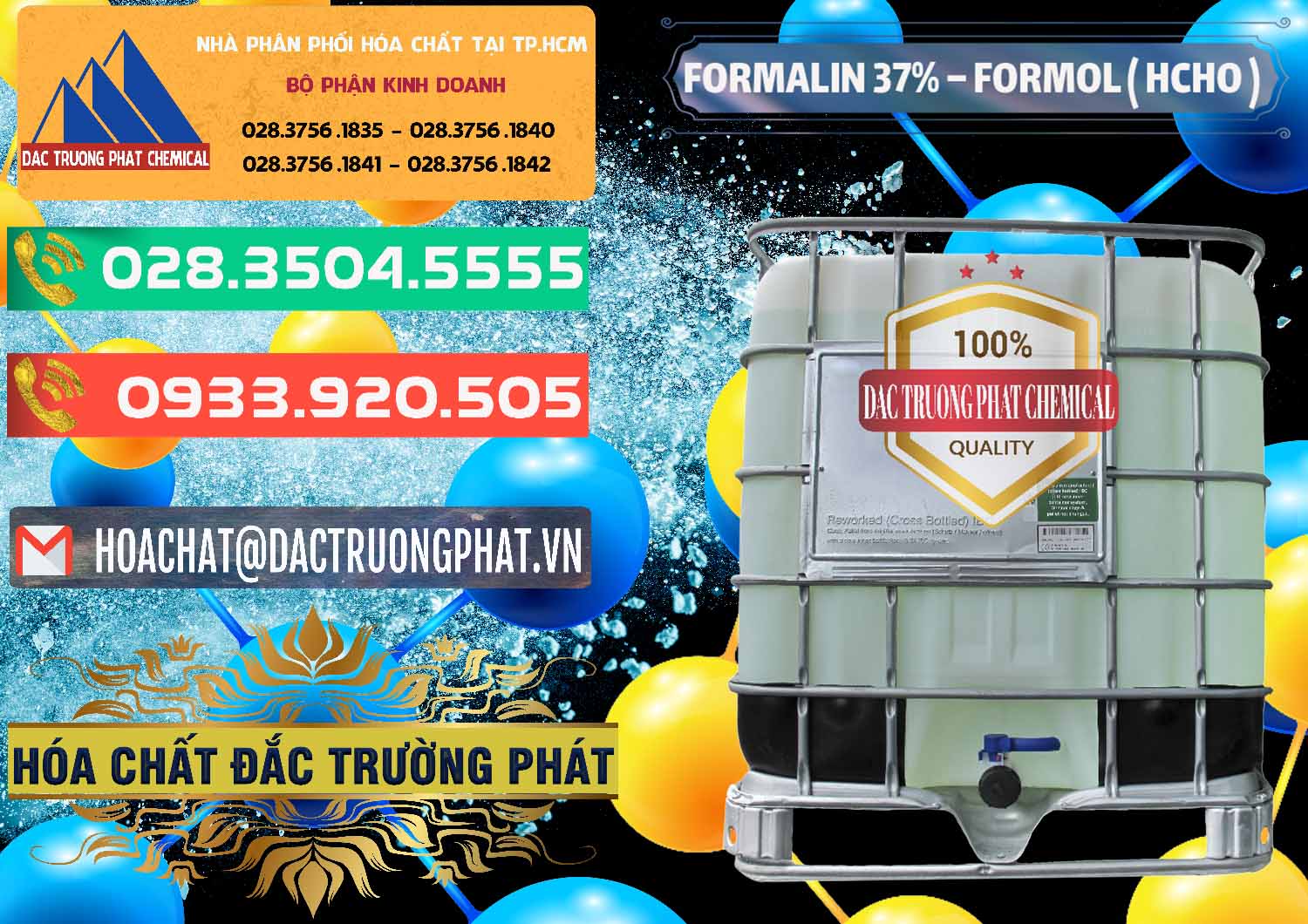 Nơi phân phối & cung ứng Formalin - Formol ( HCHO ) 37% Việt Nam - 0187 - Nhà phân phối ( cung cấp ) hóa chất tại TP.HCM - congtyhoachat.com.vn