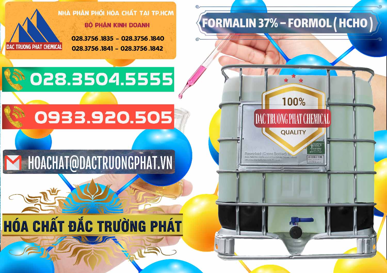 Cty chuyên cung ứng ( bán ) Formalin - Formol ( HCHO ) 37% Việt Nam - 0187 - Công ty cung ứng _ phân phối hóa chất tại TP.HCM - congtyhoachat.com.vn