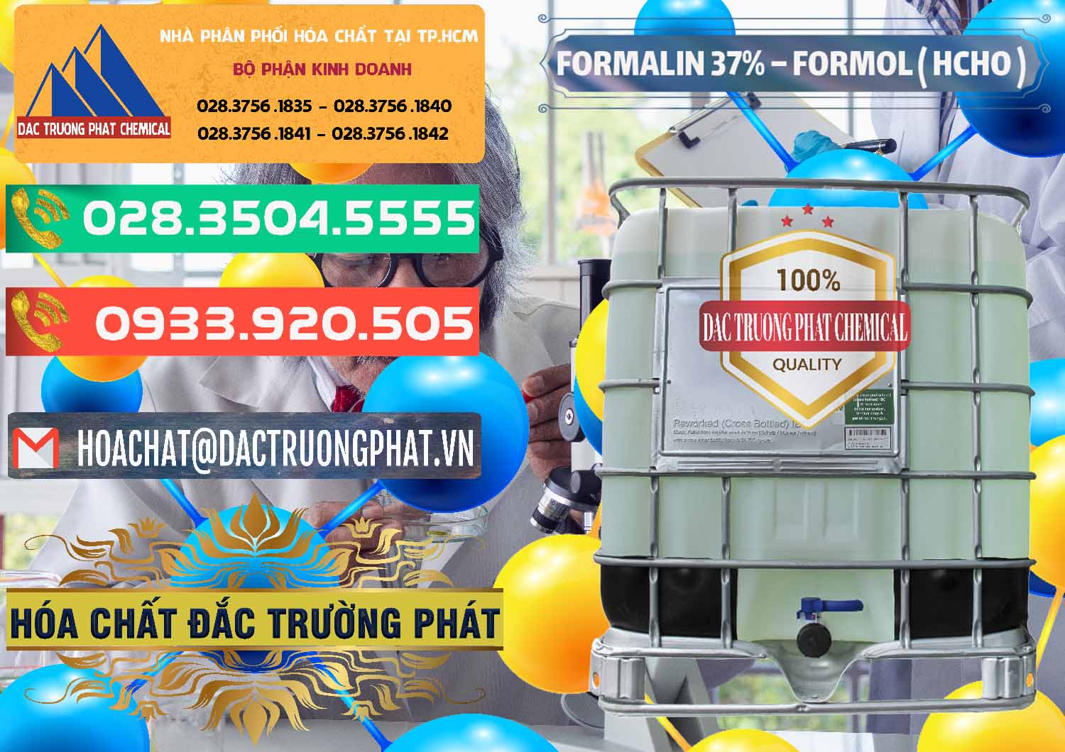 Cung cấp & phân phối Formalin - Formol ( HCHO ) 37% Việt Nam - 0187 - Công ty cung cấp _ kinh doanh hóa chất tại TP.HCM - congtyhoachat.com.vn