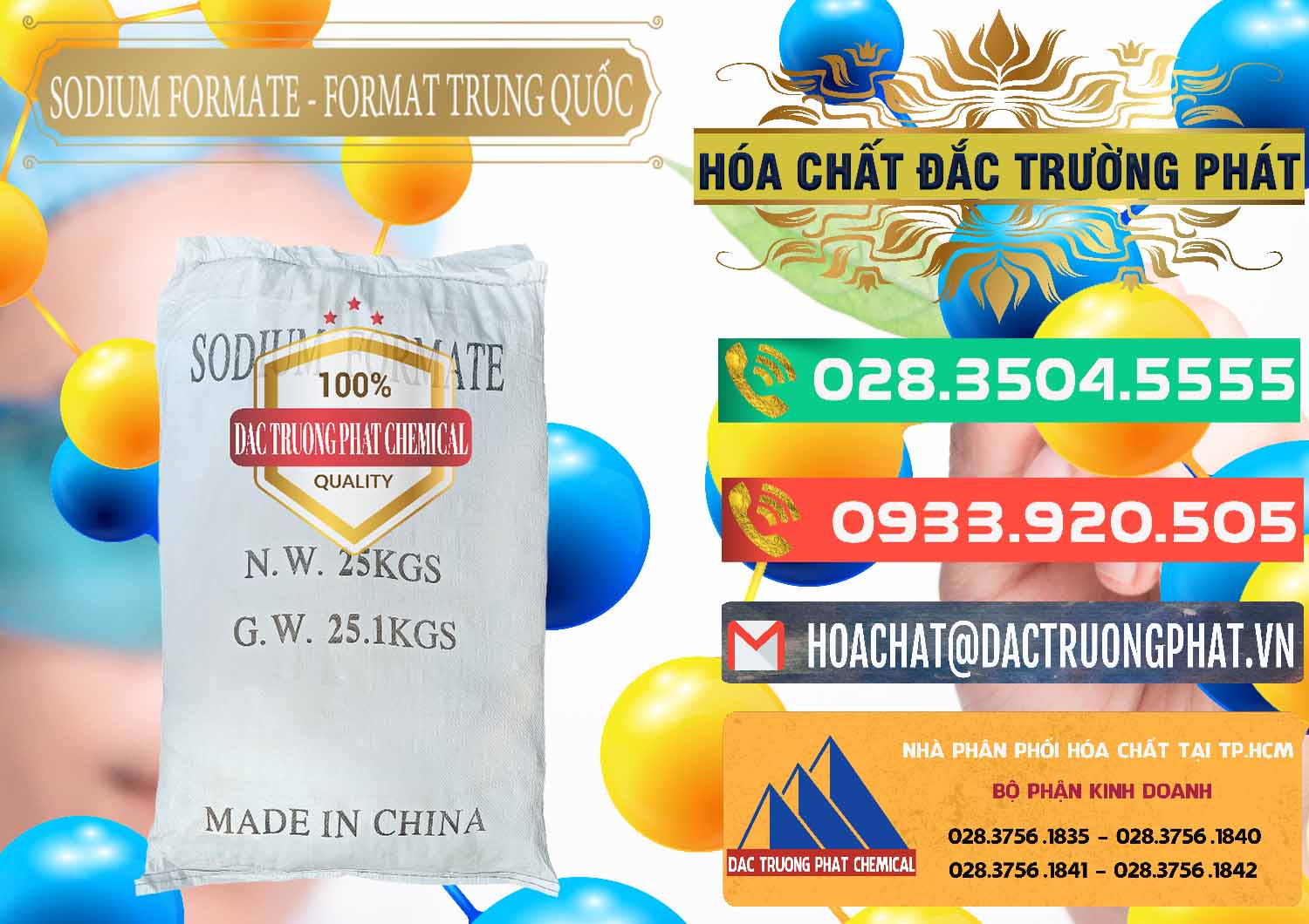 Công ty cung ứng và bán Sodium Formate - Natri Format Trung Quốc China - 0142 - Cty chuyên phân phối & nhập khẩu hóa chất tại TP.HCM - congtyhoachat.com.vn