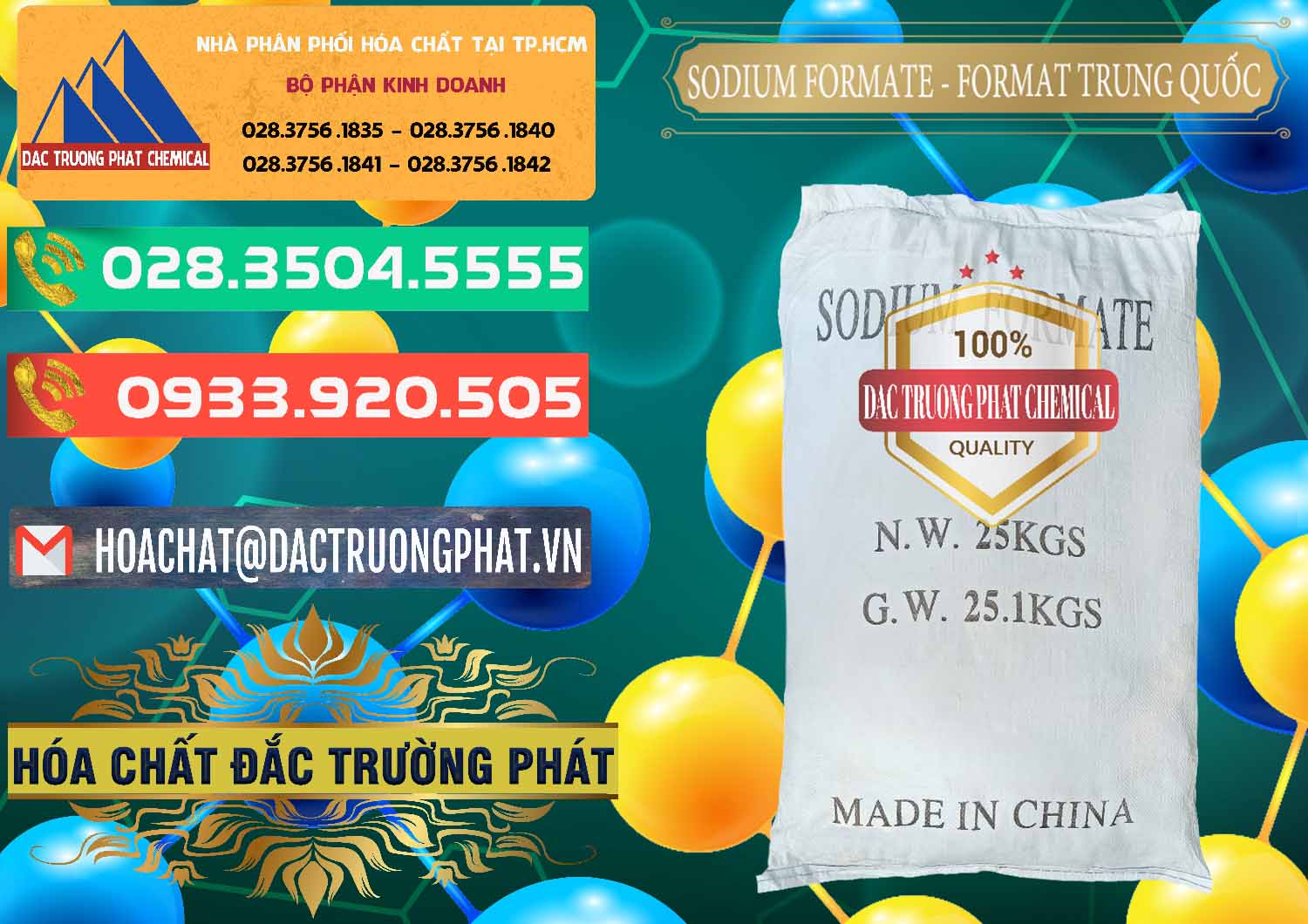 Đơn vị chuyên bán - phân phối Sodium Formate - Natri Format Trung Quốc China - 0142 - Cty nhập khẩu ( cung cấp ) hóa chất tại TP.HCM - congtyhoachat.com.vn