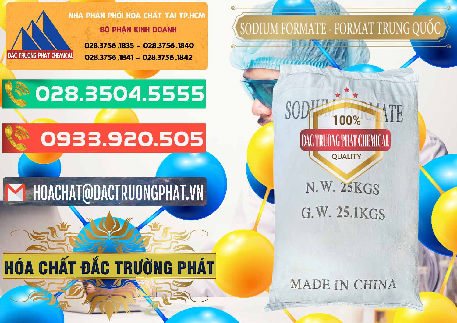 Đơn vị chuyên phân phối _ bán Sodium Formate - Natri Format Trung Quốc China - 0142 - Nơi chuyên cung cấp - kinh doanh hóa chất tại TP.HCM - congtyhoachat.com.vn