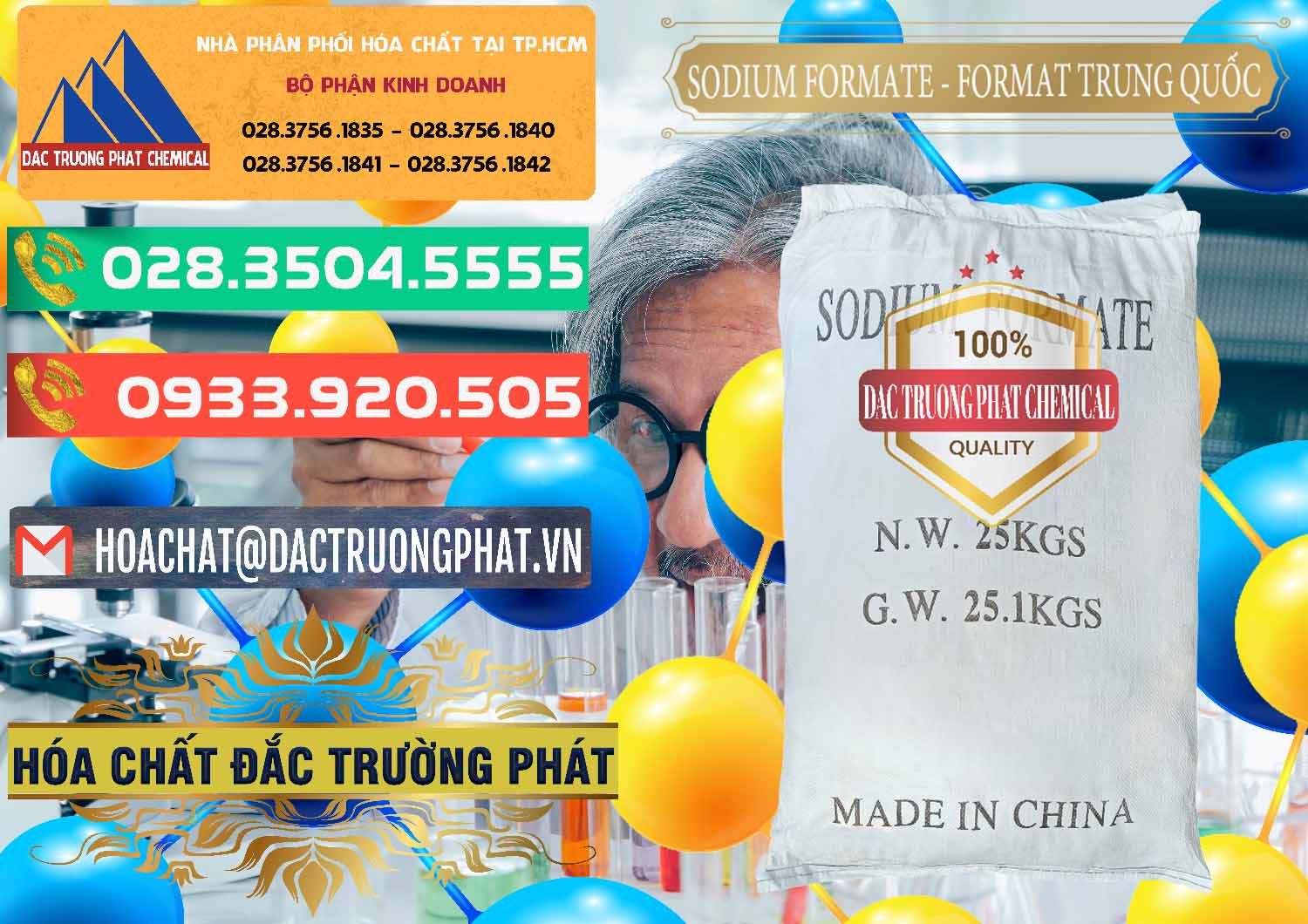 Cty chuyên bán _ cung ứng Sodium Formate - Natri Format Trung Quốc China - 0142 - Nơi phân phối _ kinh doanh hóa chất tại TP.HCM - congtyhoachat.com.vn