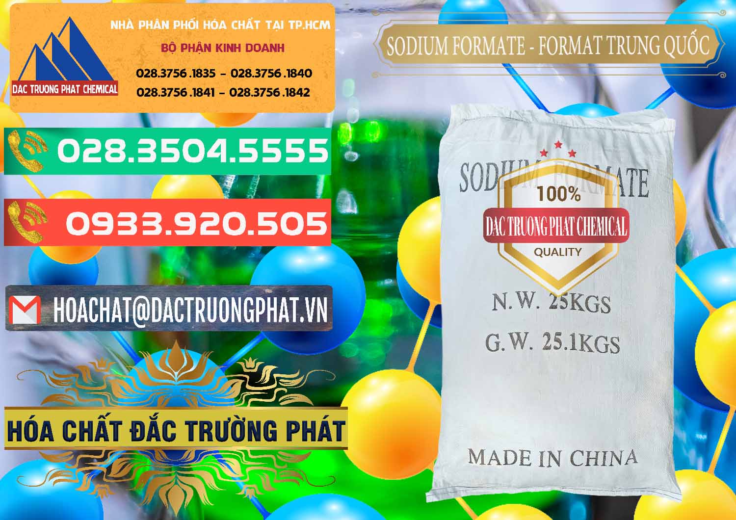 Nơi cung ứng _ bán Sodium Formate - Natri Format Trung Quốc China - 0142 - Đơn vị bán _ cung cấp hóa chất tại TP.HCM - congtyhoachat.com.vn