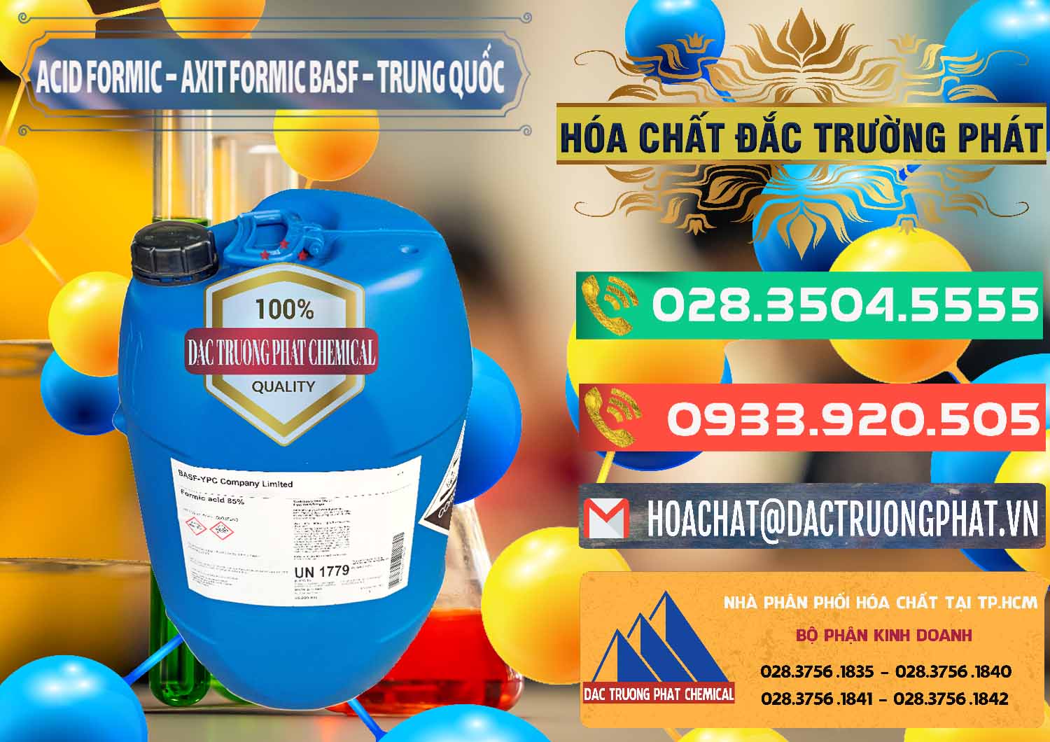 Công ty bán - phân phối Acid Formic - Axit Formic BASF Trung Quốc China - 0025 - Nơi chuyên bán và cung cấp hóa chất tại TP.HCM - congtyhoachat.com.vn