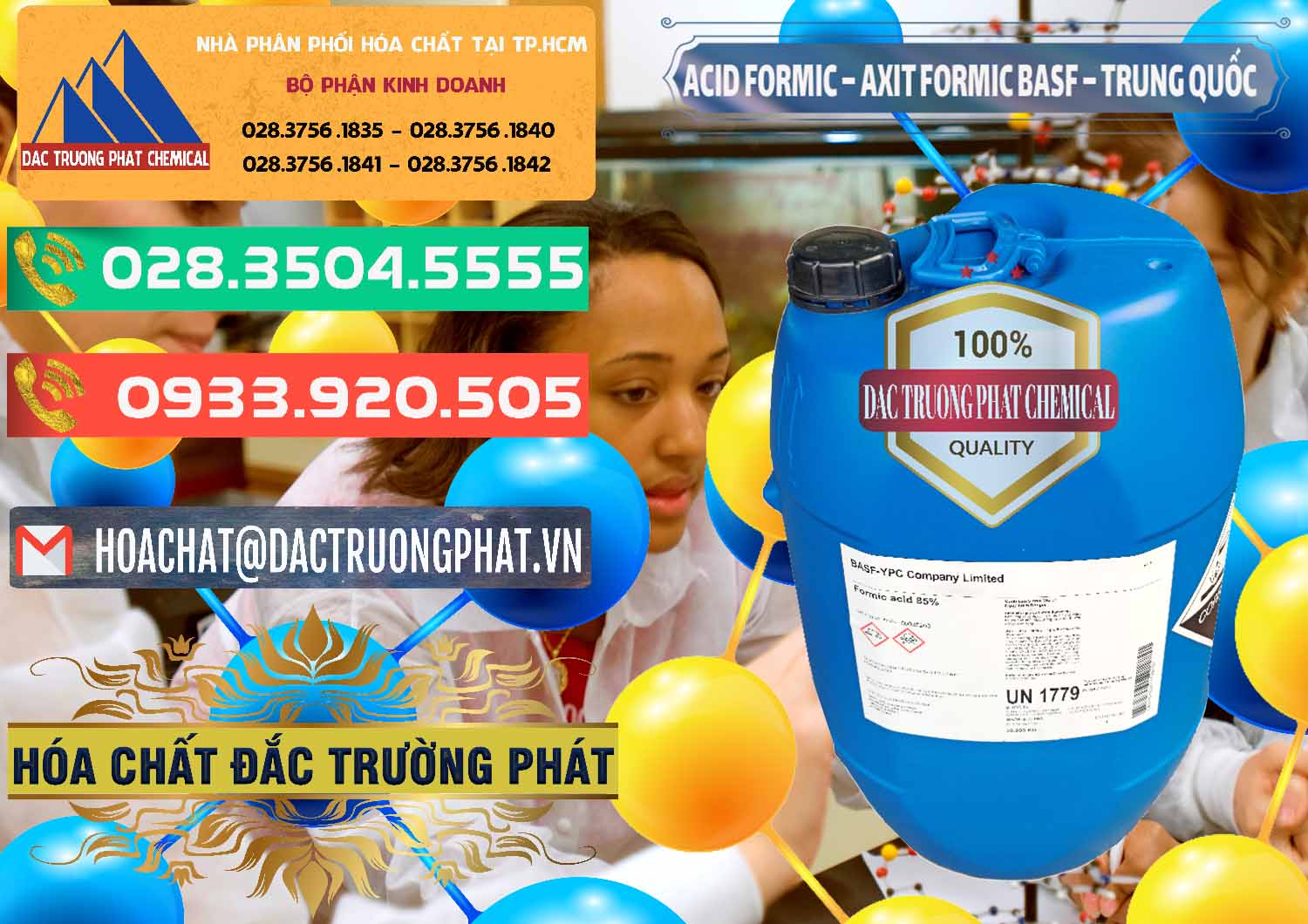 Chuyên phân phối và bán Acid Formic - Axit Formic BASF Trung Quốc China - 0025 - Đơn vị cung cấp & nhập khẩu hóa chất tại TP.HCM - congtyhoachat.com.vn