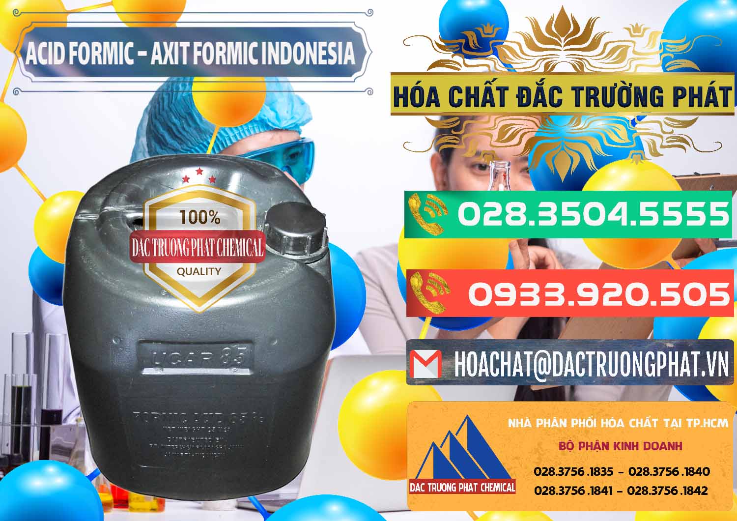 Nơi kinh doanh _ bán Acid Formic - Axit Formic Indonesia - 0026 - Nơi chuyên kinh doanh & phân phối hóa chất tại TP.HCM - congtyhoachat.com.vn