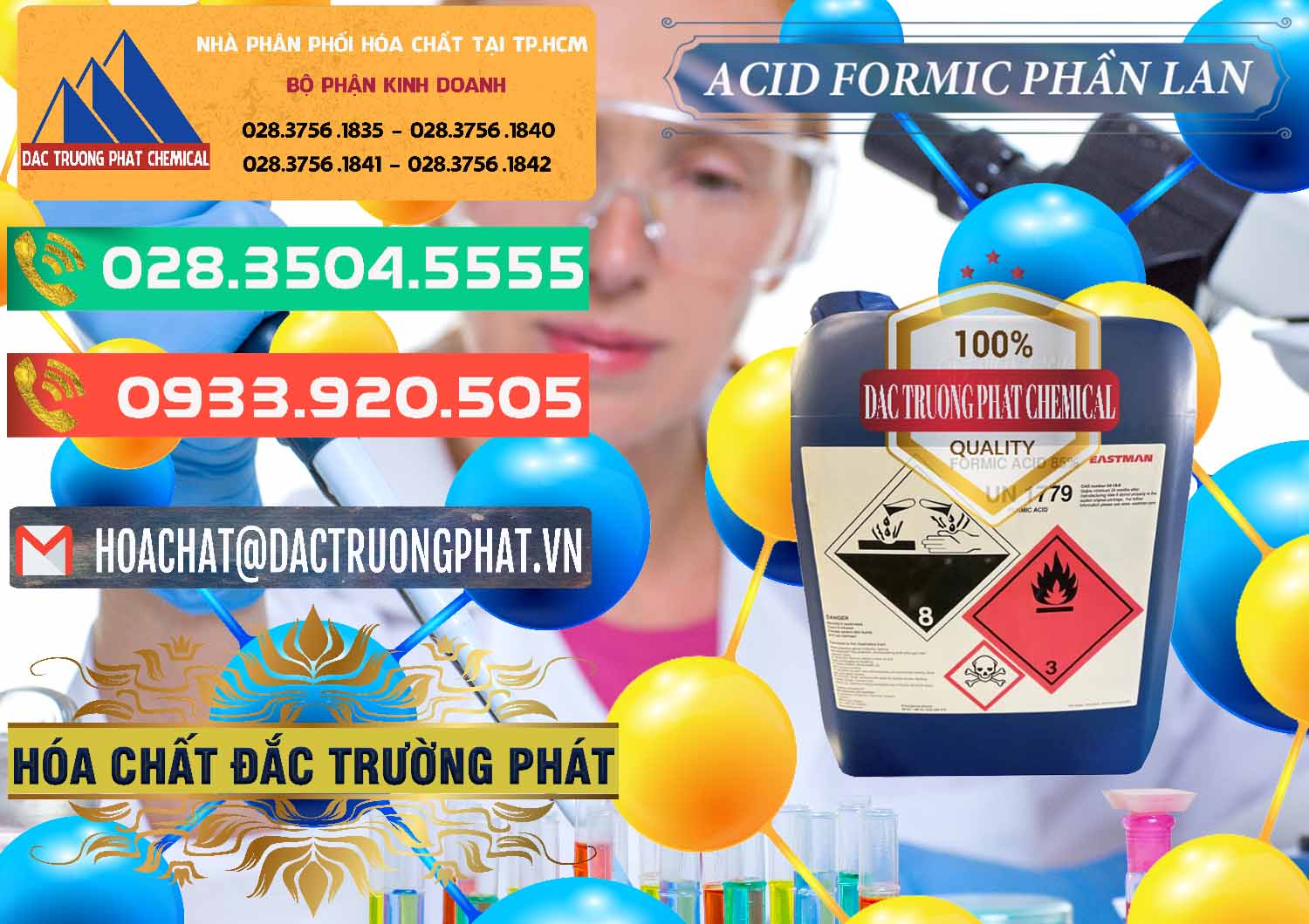 Công ty kinh doanh - bán Acid Formic - Axit Formic Phần Lan Finland - 0376 - Đơn vị chuyên phân phối và cung ứng hóa chất tại TP.HCM - congtyhoachat.com.vn