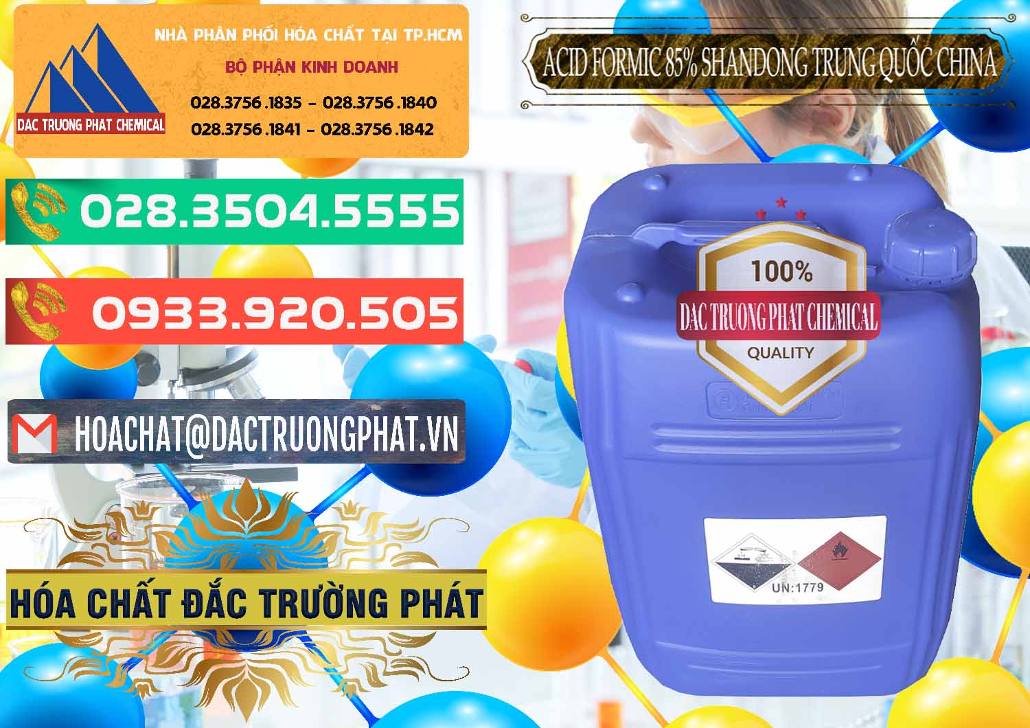 Cty bán & cung ứng Acid Formic - Axit Formic 85% Shandong Trung Quốc China - 0235 - Đơn vị cung cấp & bán hóa chất tại TP.HCM - congtyhoachat.com.vn
