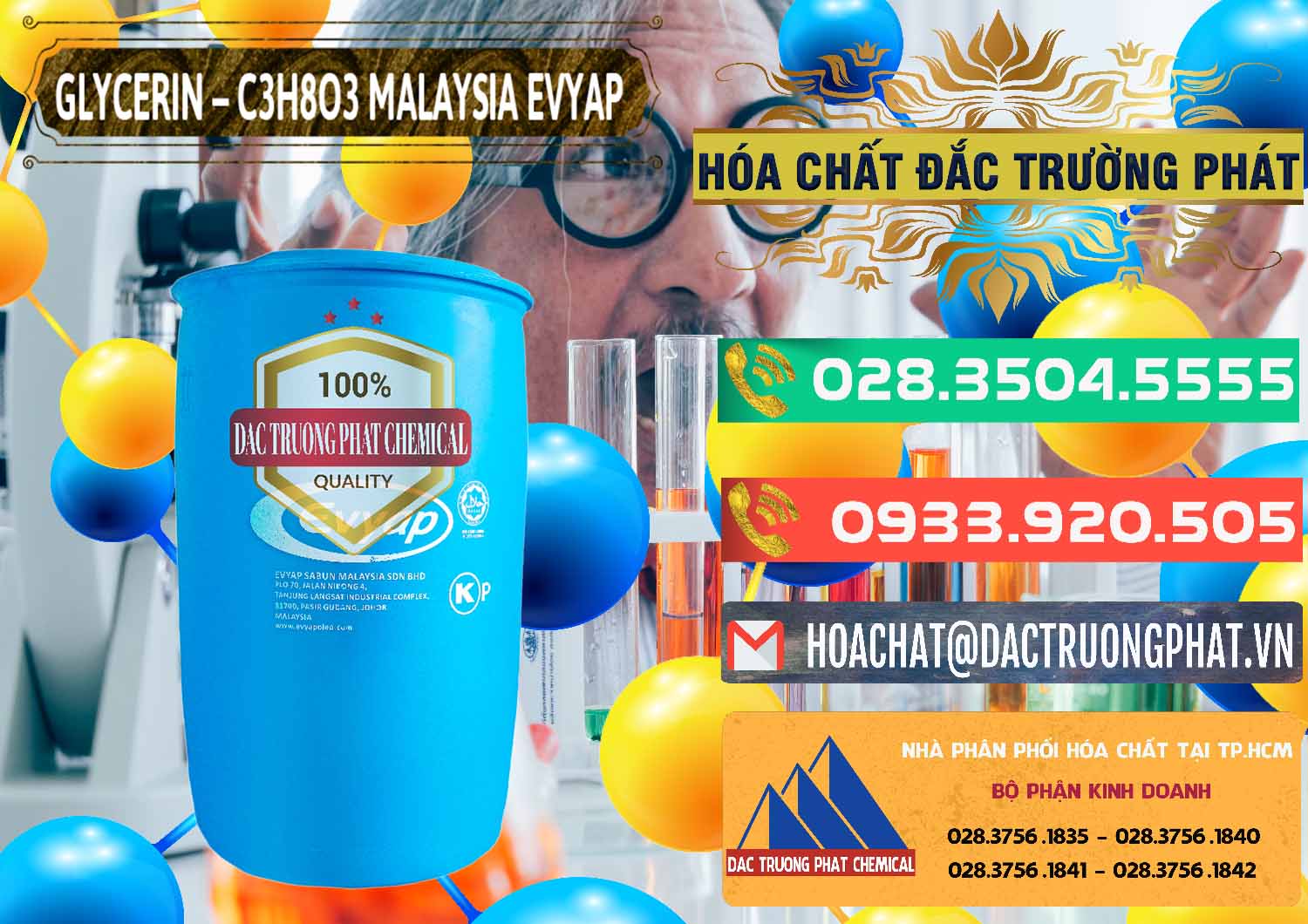 Công ty chuyên bán ( cung cấp ) Glycerin – C3H8O3 Malaysia Evyap - 0066 - Cty cung cấp & kinh doanh hóa chất tại TP.HCM - congtyhoachat.com.vn