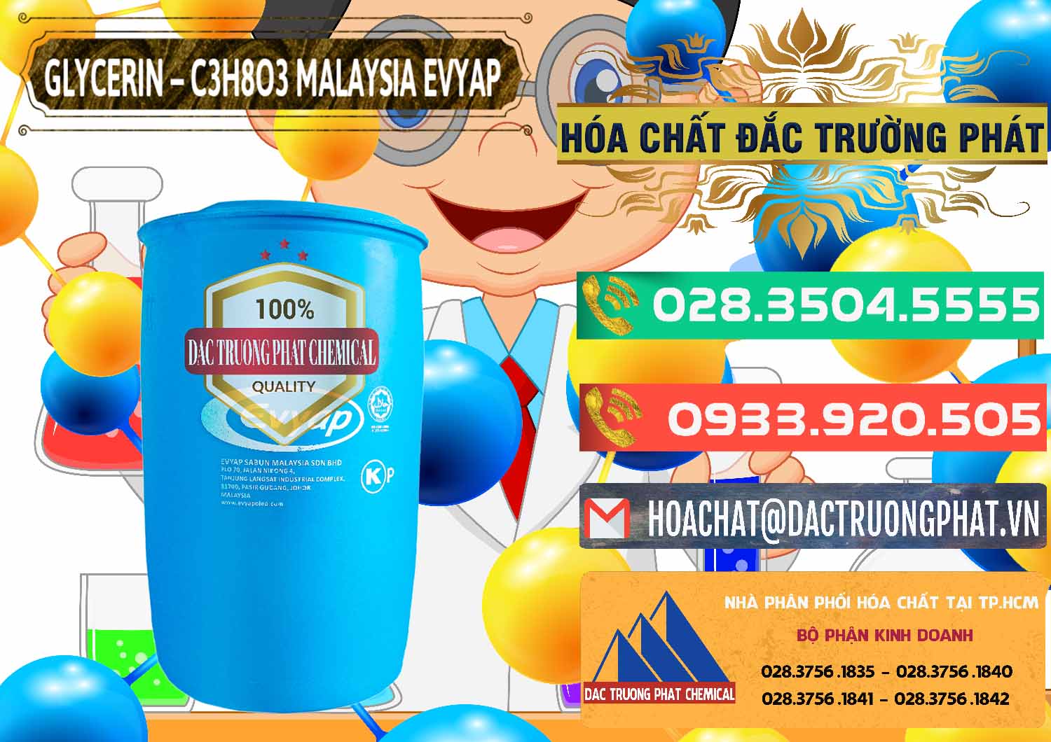 Nơi cung cấp & bán Glycerin – C3H8O3 Malaysia Evyap - 0066 - Chuyên kinh doanh - phân phối hóa chất tại TP.HCM - congtyhoachat.com.vn