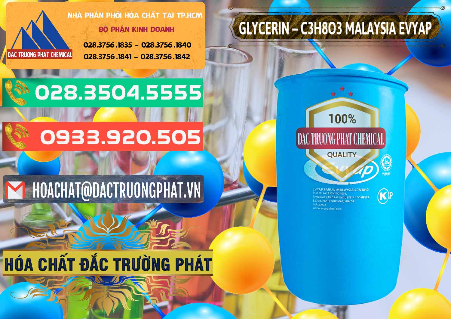 Nơi chuyên bán & cung ứng Glycerin – C3H8O3 Malaysia Evyap - 0066 - Chuyên phân phối ( cung ứng ) hóa chất tại TP.HCM - congtyhoachat.com.vn