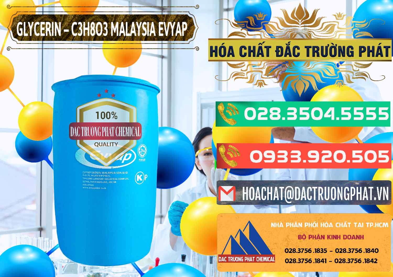 Glycerin – C3H8O3 Malaysia Evyap Công ty bán - phân phối Glycerin – C3H8O3 Malaysia Evyap - 0066 - Nơi phân phối ( kinh doanh ) hóa chất tại TP.HCM - congtyhoachat.com.vn