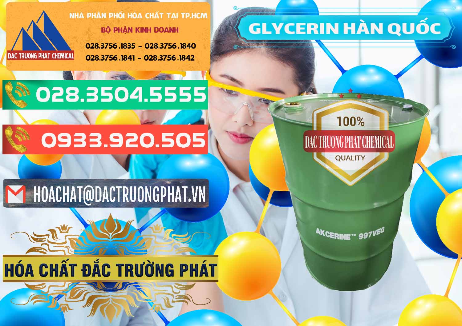Công ty chuyên bán _ cung cấp Glycerin – C3H8O3 Hàn Quốc Korea - 0403 - Công ty chuyên phân phối _ nhập khẩu hóa chất tại TP.HCM - congtyhoachat.com.vn