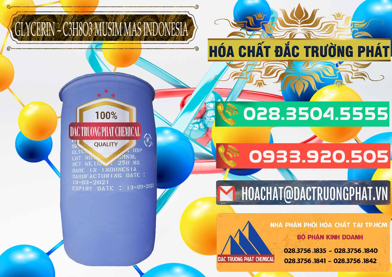 Nơi chuyên bán ( cung cấp ) Glycerin – C3H8O3 99.7% Musim Mas Indonesia - 0272 - Nơi nhập khẩu ( cung cấp ) hóa chất tại TP.HCM - congtyhoachat.com.vn