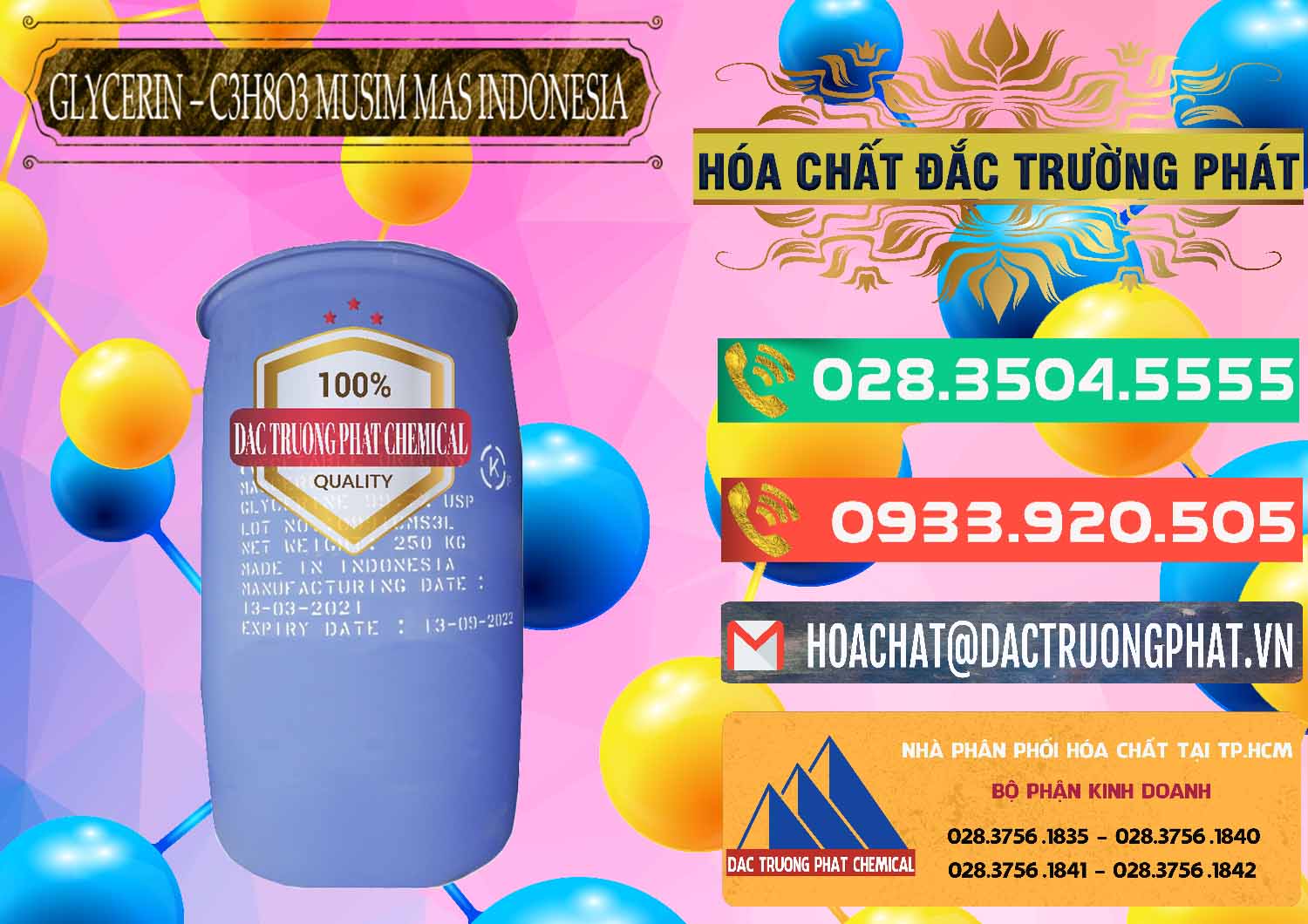 Đơn vị chuyên bán - phân phối Glycerin – C3H8O3 99.7% Musim Mas Indonesia - 0272 - Chuyên cung cấp và bán hóa chất tại TP.HCM - congtyhoachat.com.vn