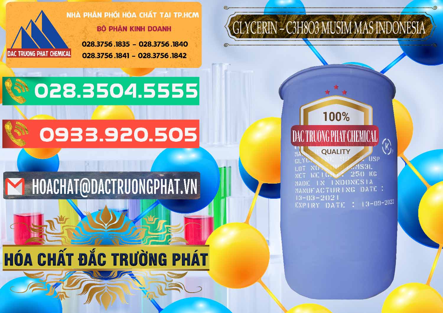 Nơi kinh doanh _ bán Glycerin – C3H8O3 99.7% Musim Mas Indonesia - 0272 - Nơi phân phối _ nhập khẩu hóa chất tại TP.HCM - congtyhoachat.com.vn