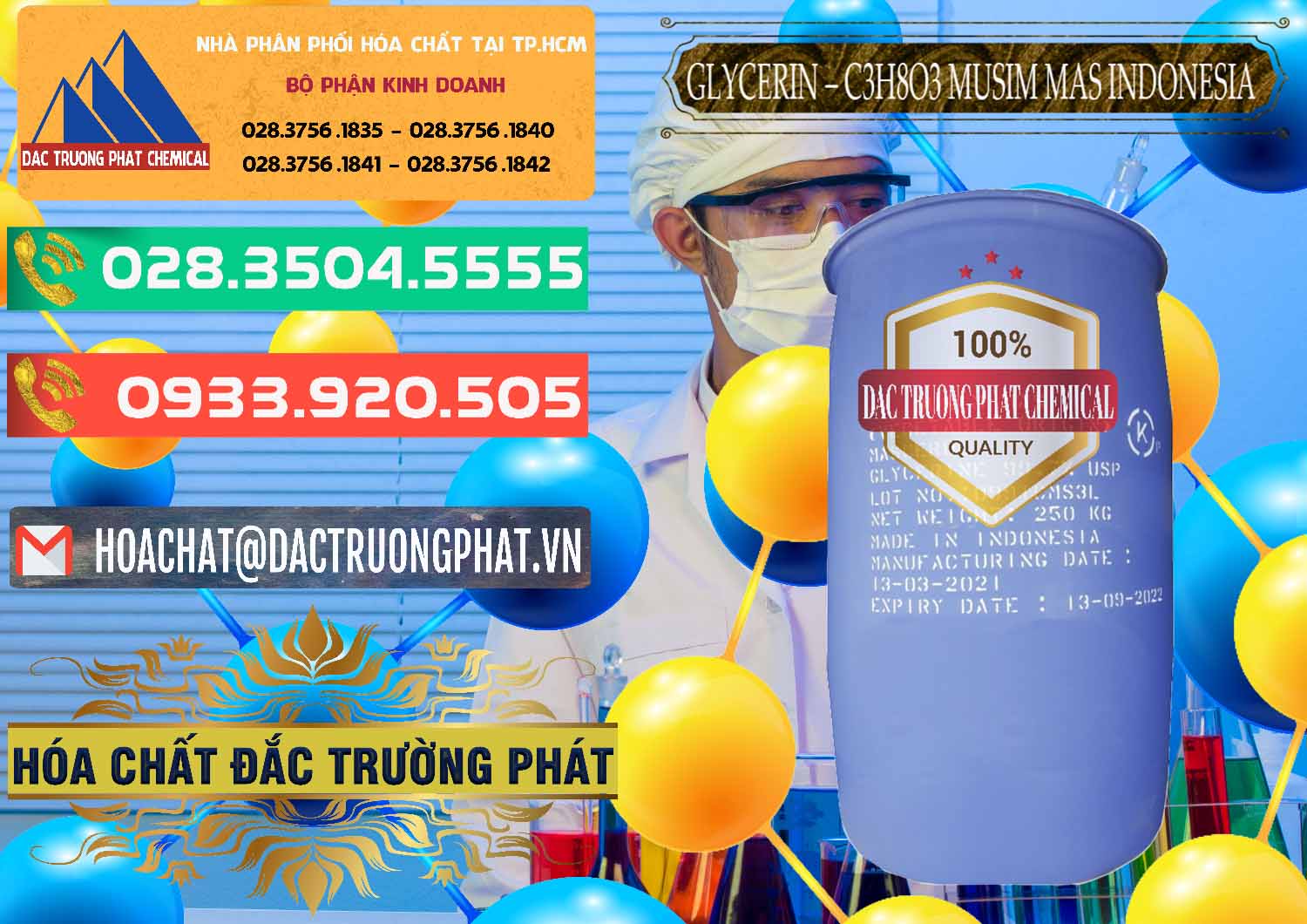 Đơn vị bán _ phân phối Glycerin – C3H8O3 99.7% Musim Mas Indonesia - 0272 - Công ty cung cấp - bán hóa chất tại TP.HCM - congtyhoachat.com.vn