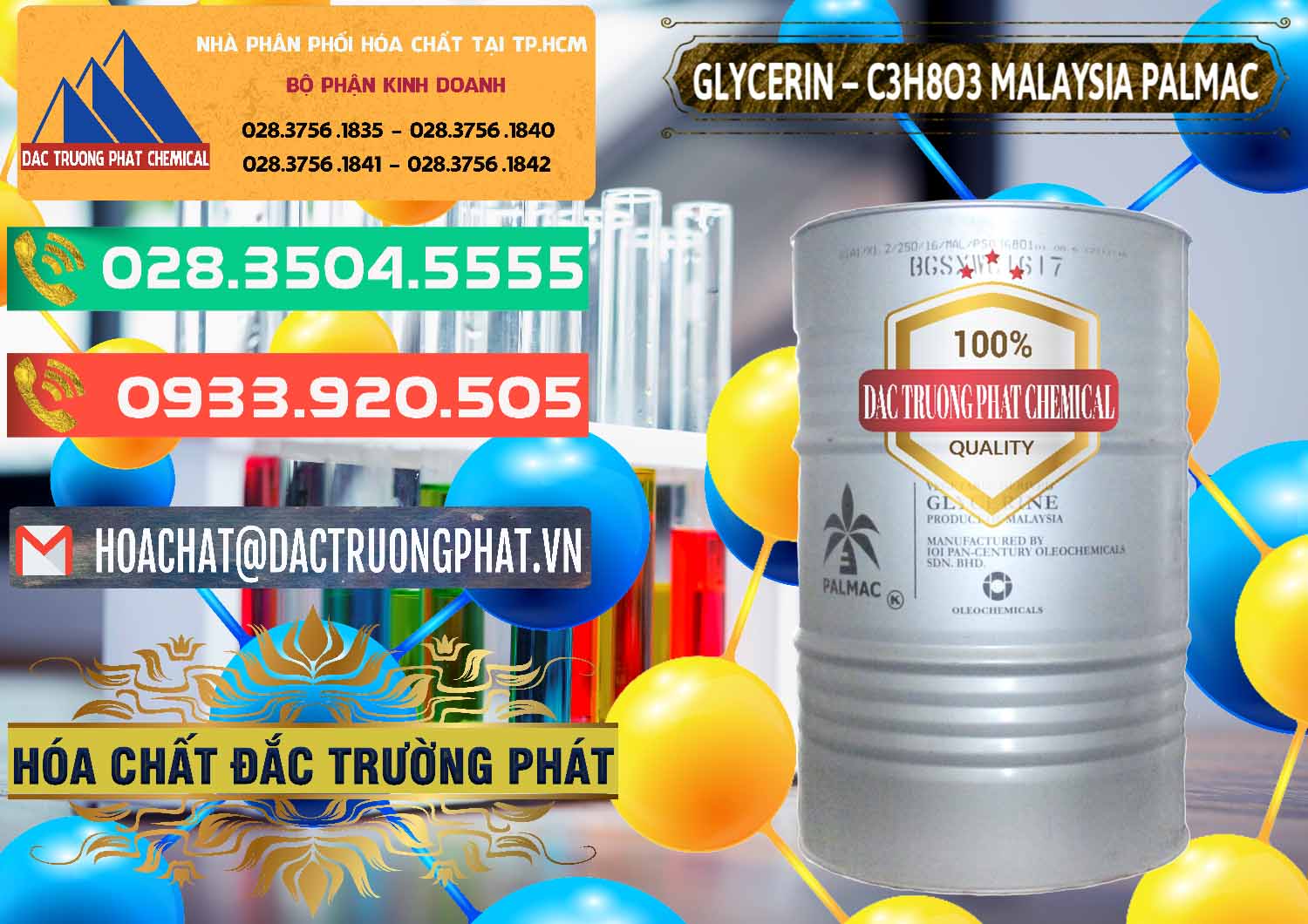 Cty chuyên nhập khẩu _ bán Glycerin – C3H8O3 99.7% Malaysia Palmac - 0067 - Đơn vị chuyên cung cấp _ bán hóa chất tại TP.HCM - congtyhoachat.com.vn