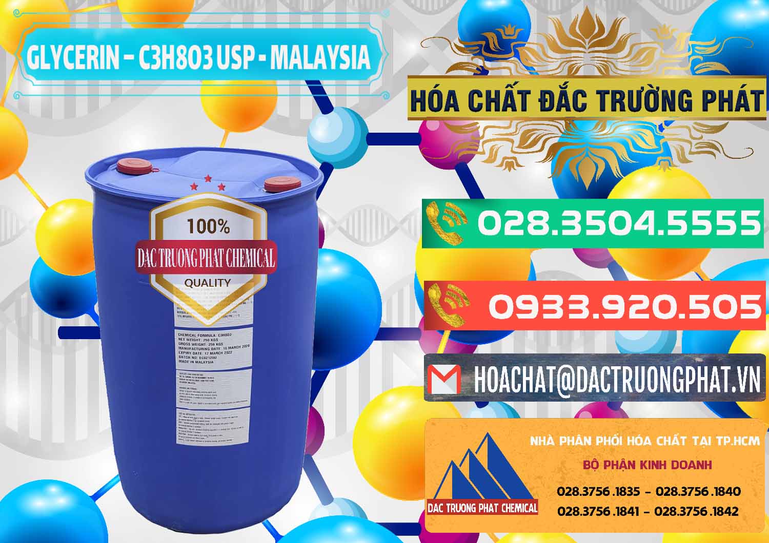 Nơi chuyên bán và cung ứng Glycerin – C3H8O3 USP Malaysia - 0233 - Cty kinh doanh ( cung cấp ) hóa chất tại TP.HCM - congtyhoachat.com.vn
