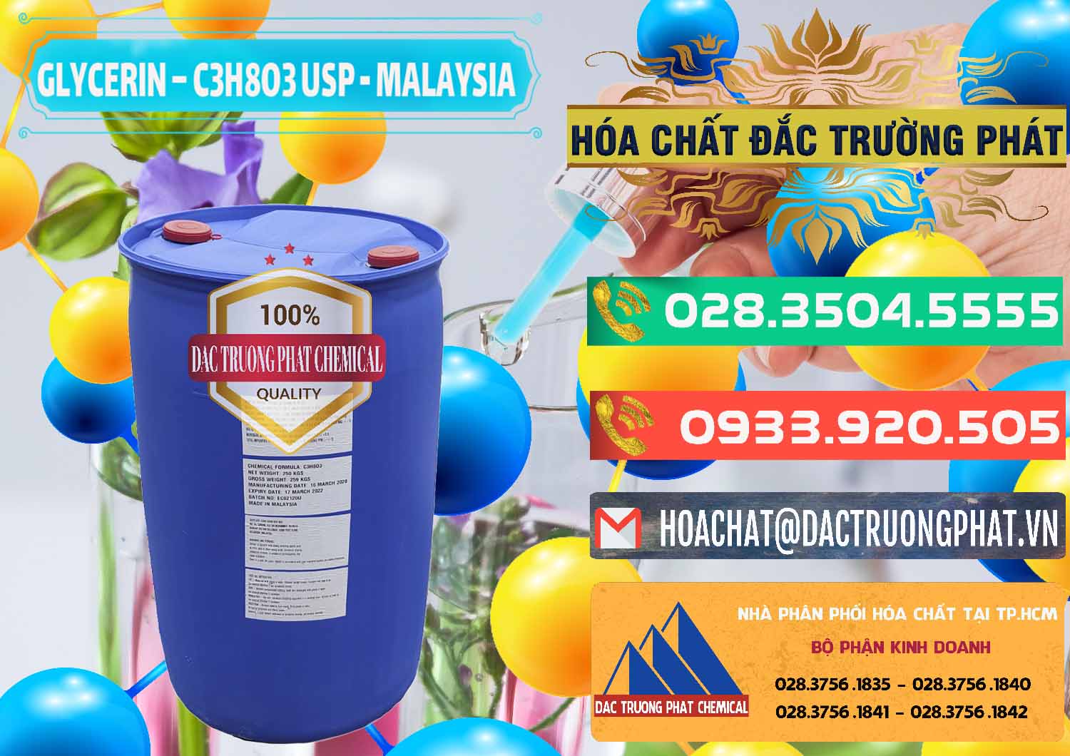 Cty chuyên nhập khẩu & bán Glycerin – C3H8O3 USP Malaysia - 0233 - Cung cấp - bán hóa chất tại TP.HCM - congtyhoachat.com.vn