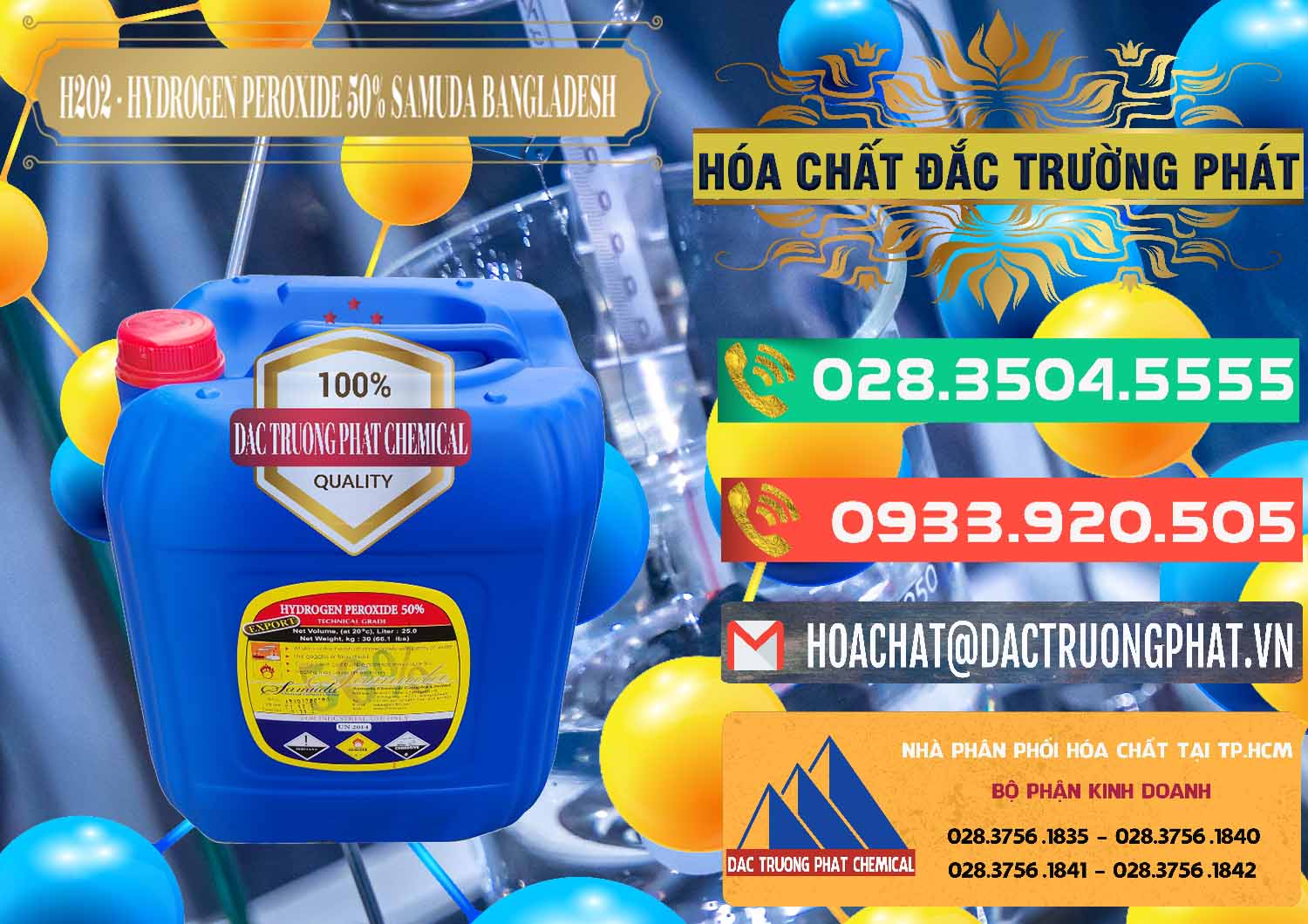 Cty chuyên phân phối | bán Hydrogen Peroxide © Hydro Peroxit Liquid 50% Samuda Bangladesh tại Long An Công ty chuyên nhập khẩu và bán H2O2 - Hydrogen Peroxide 50% Samuda Bangladesh - 0077 - Cty nhập khẩu _ phân phối hóa chất tại TP.HCM - congtyhoachat.com.vn