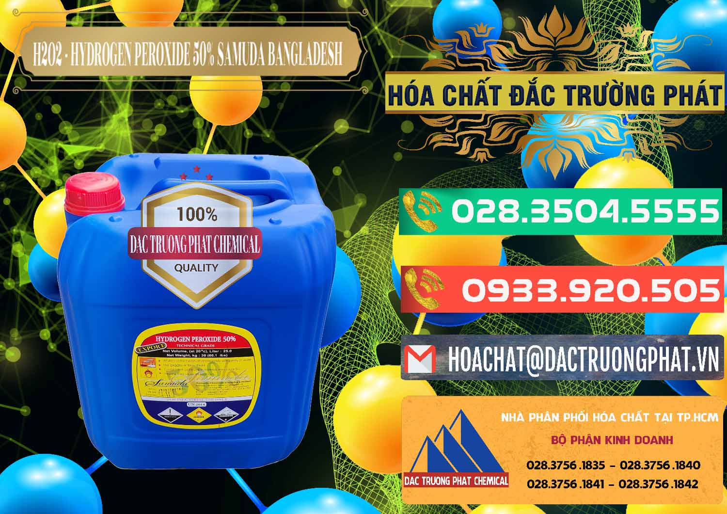 Địa chỉ phân phối { bán } hóa chất Ôxy Già Liquid | H2O2 50% Samuda Bangladesh Công ty bán - phân phối H2O2 - Hydrogen Peroxide 50% Samuda Bangladesh - 0077 - Bán - cung cấp hóa chất tại TP.HCM - congtyhoachat.com.vn