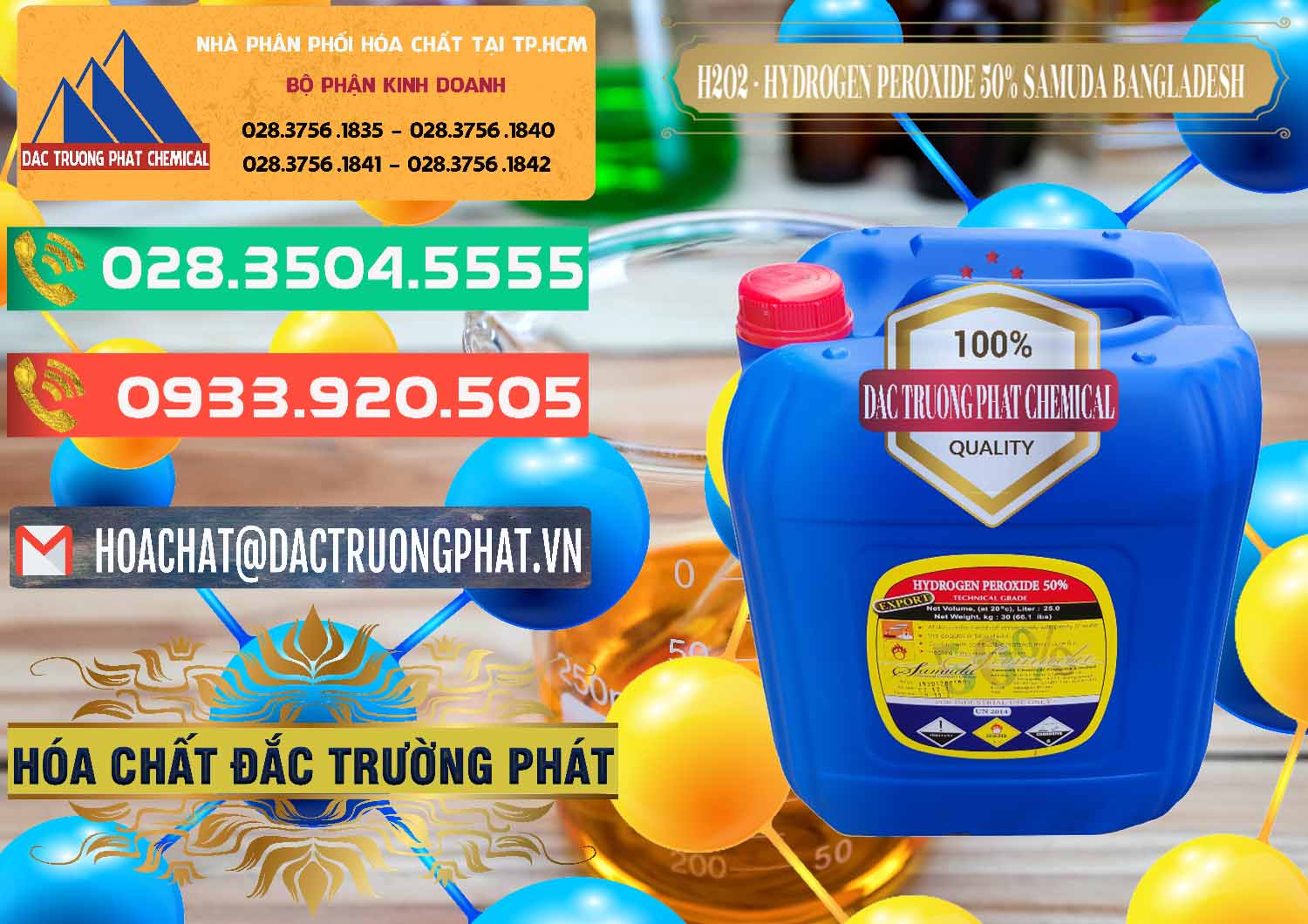 Công ty phân phối > bán hóa chất Nước Hydrogen Dioxide & Hydrogen Peroxide 50% Samuda Bangladesh Đơn vị cung cấp - bán H2O2 - Hydrogen Peroxide 50% Samuda Bangladesh - 0077 - Cung cấp & nhập khẩu hóa chất tại TP.HCM - congtyhoachat.com.vn