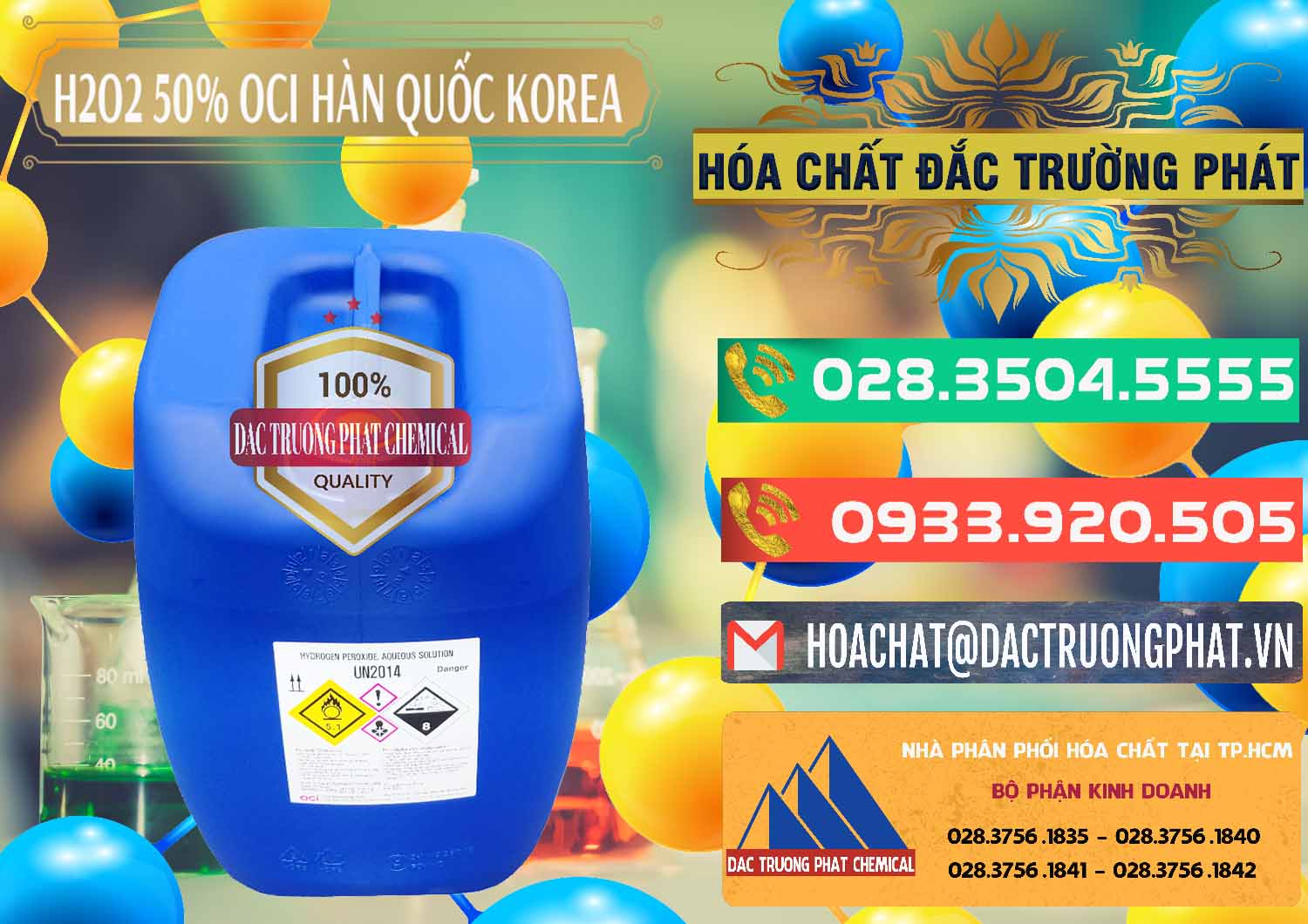 Nơi chuyên phân phối & bán H2O2 - Hydrogen Peroxide 50% OCI Hàn Quốc Korea - 0075 - Đơn vị chuyên kinh doanh _ cung cấp hóa chất tại TP.HCM - congtyhoachat.com.vn