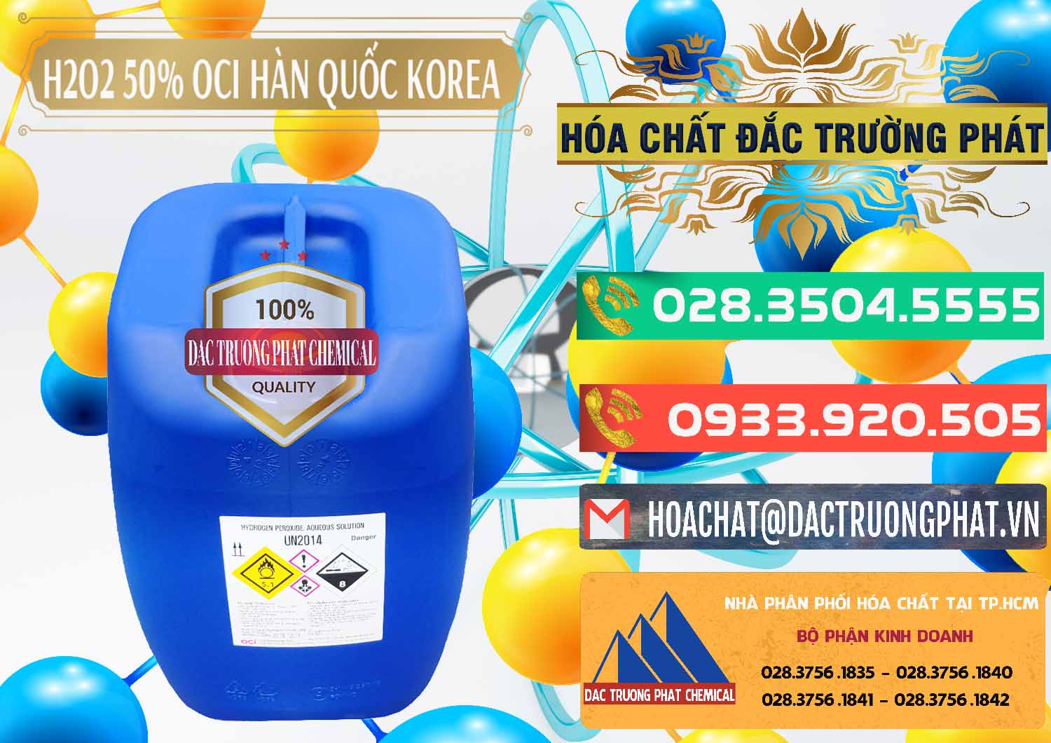 Cty chuyên bán _ cung cấp H2O2 - Hydrogen Peroxide 50% OCI Hàn Quốc Korea - 0075 - Đơn vị chuyên cung ứng - phân phối hóa chất tại TP.HCM - congtyhoachat.com.vn